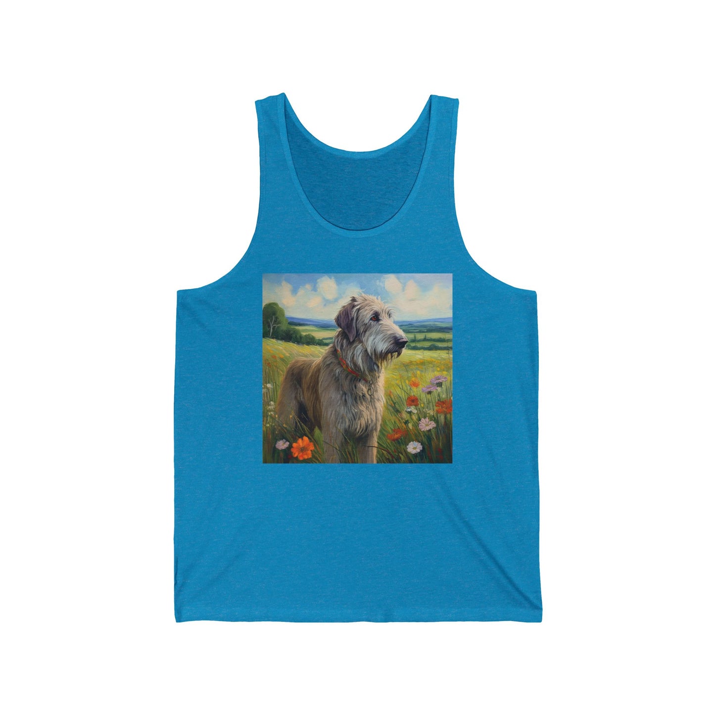 Irish Wolfhound - Unisex Jersey Tank