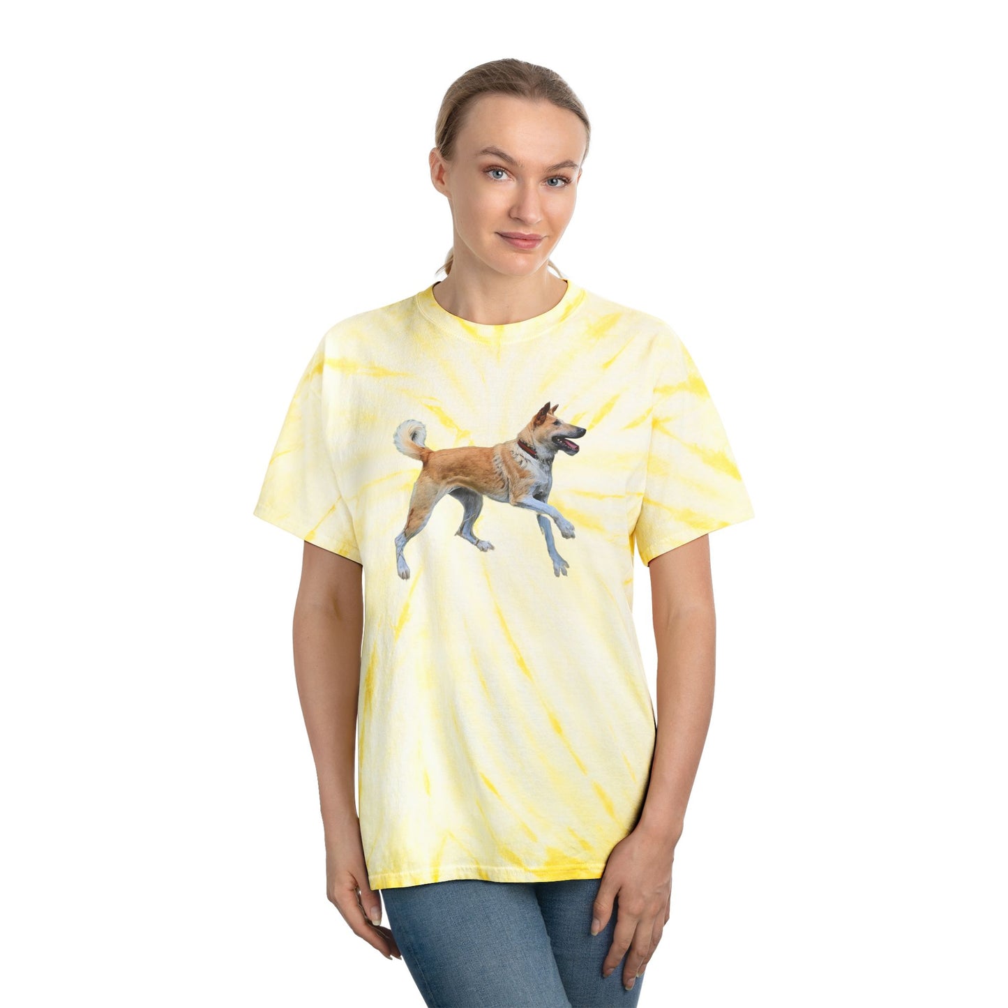 Korean Jindo Tie-Dye Tee, Cyclone