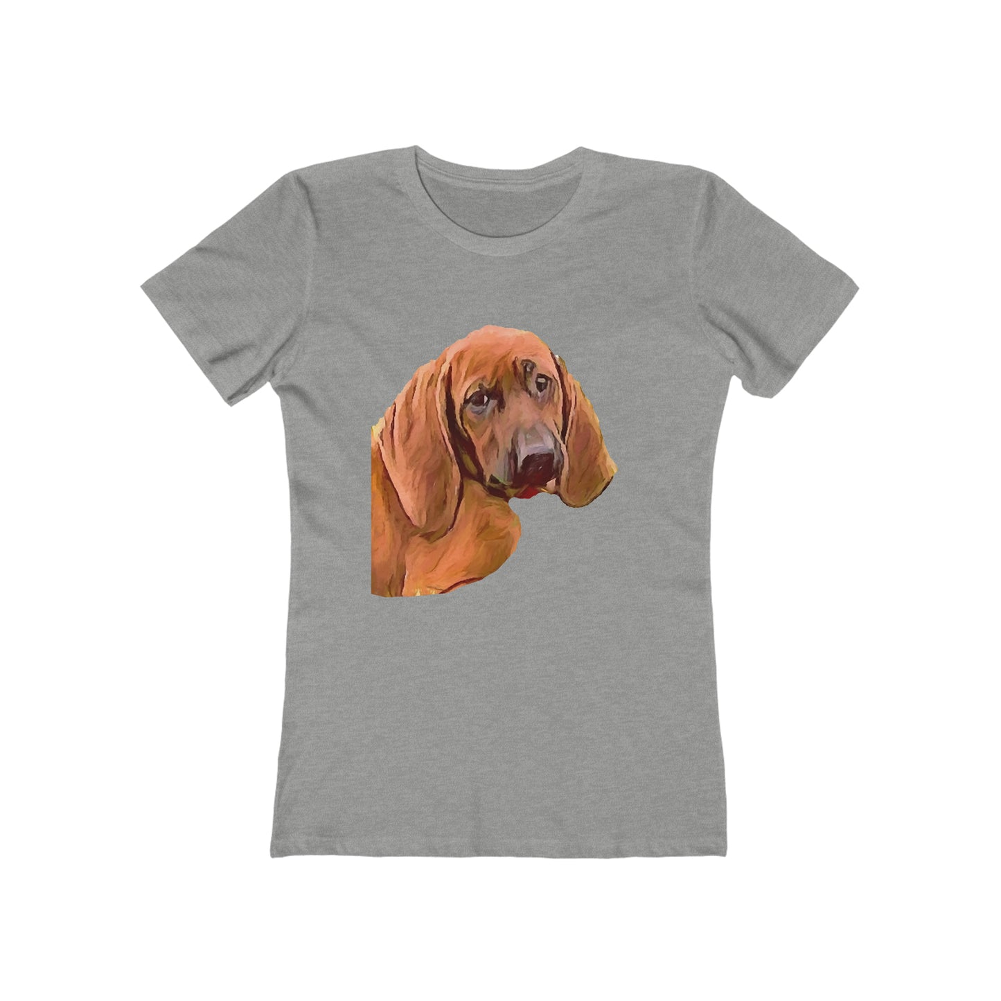 Redbone Coonhound - - Women's Slim Fit Ringspun Cotton T-Shirt