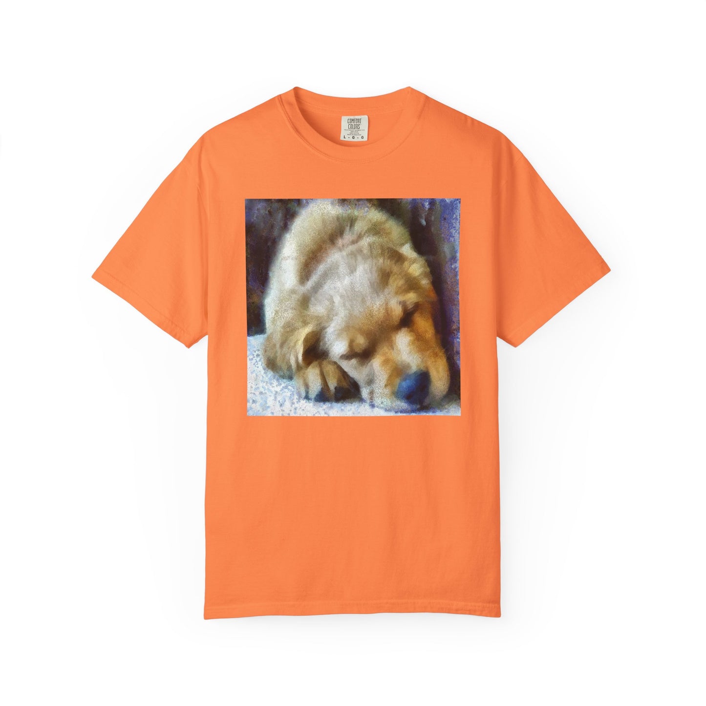 Golden Retriever 'Zuko' Unisex-Adult Relaxed Fit Garment-Dyed T-shirt