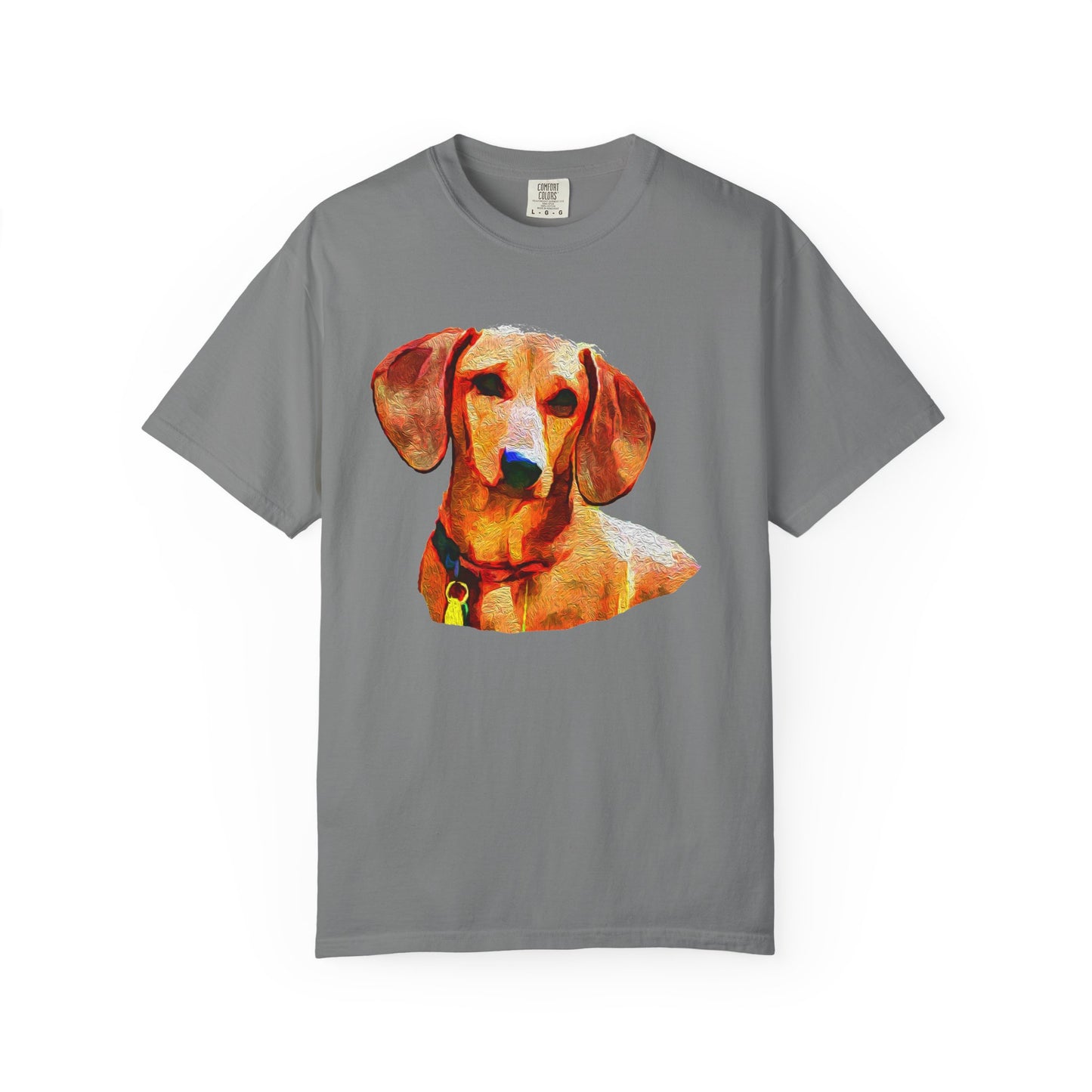Dachshund 'Daisey' Unisex Relaxed Fit Garment-Dyed T-shirt