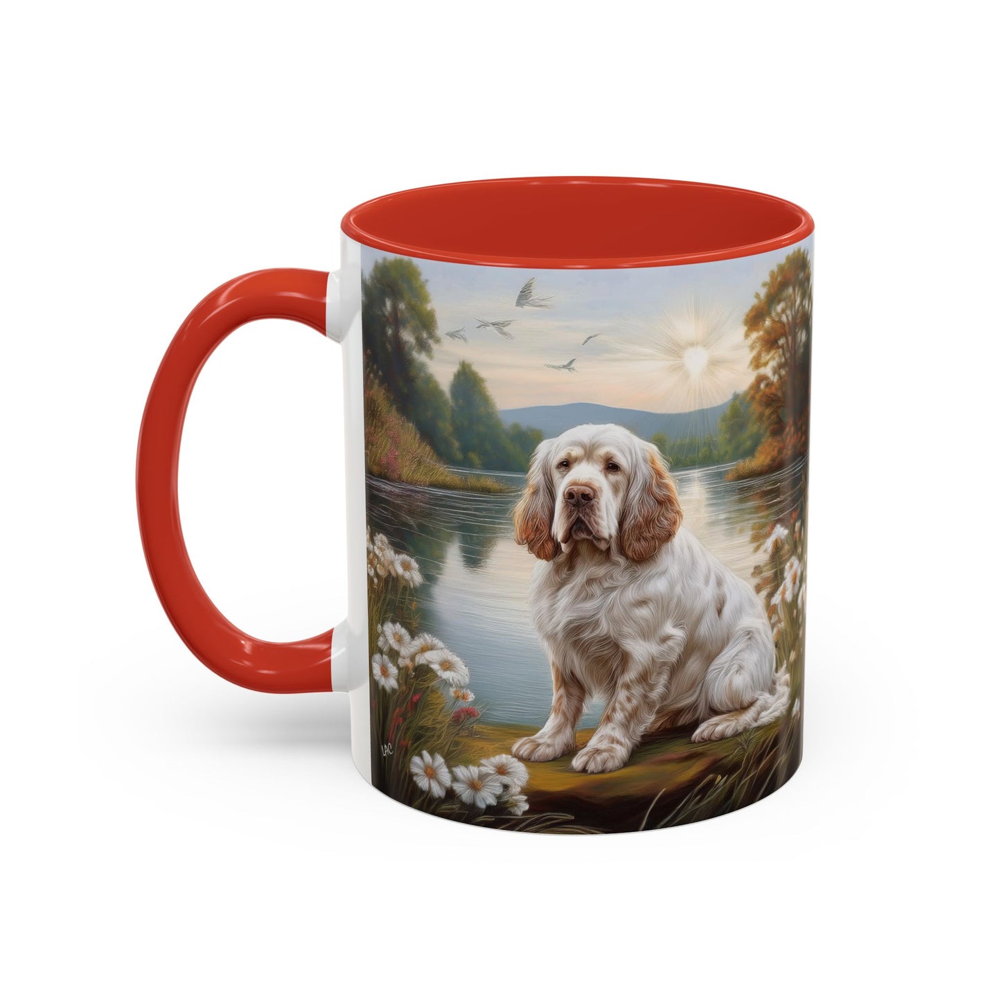 Clumber Spaniel Fine Art Ceramic Accent Coffee Mug