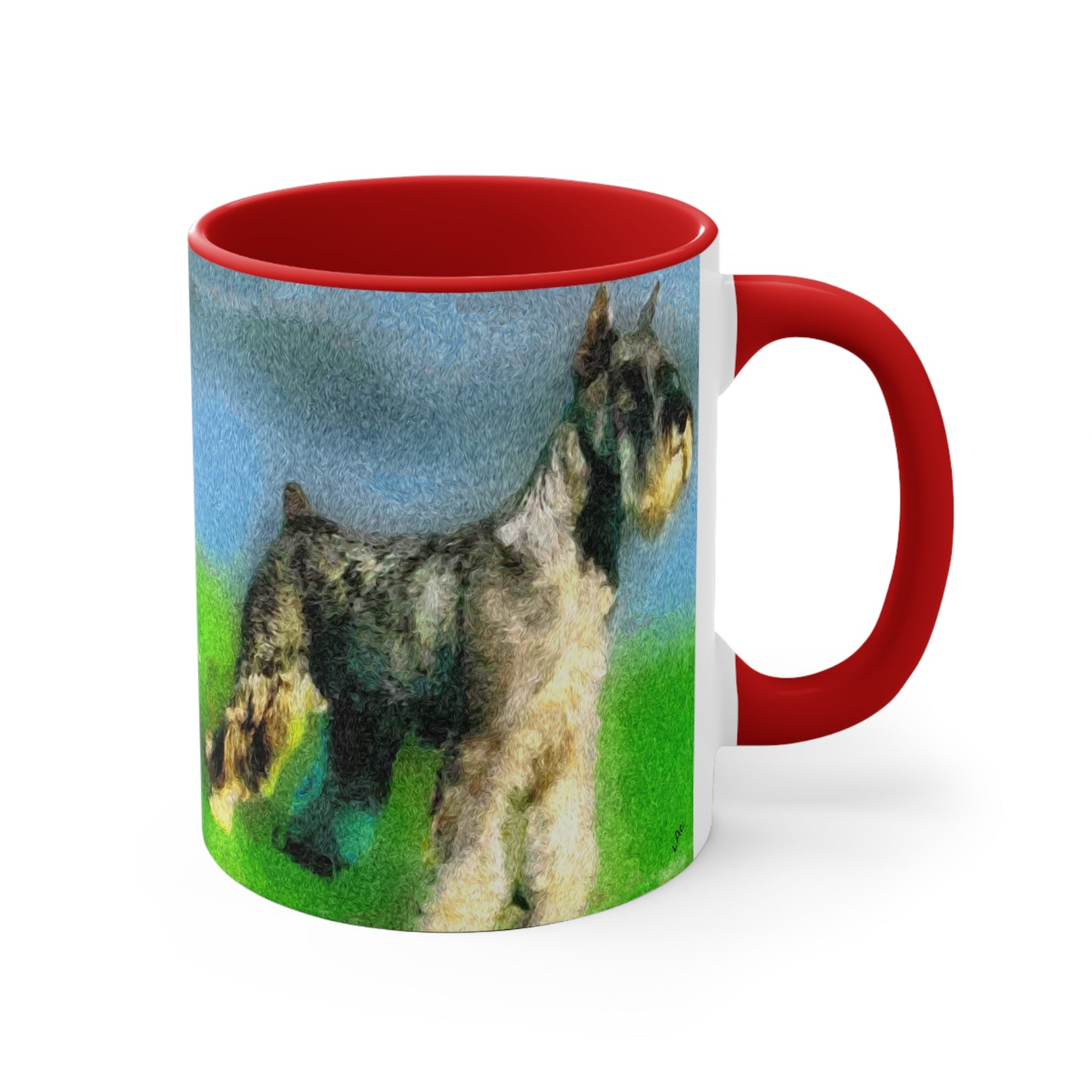 Standard Schnauzer Accent Coffee Mug, 11oz