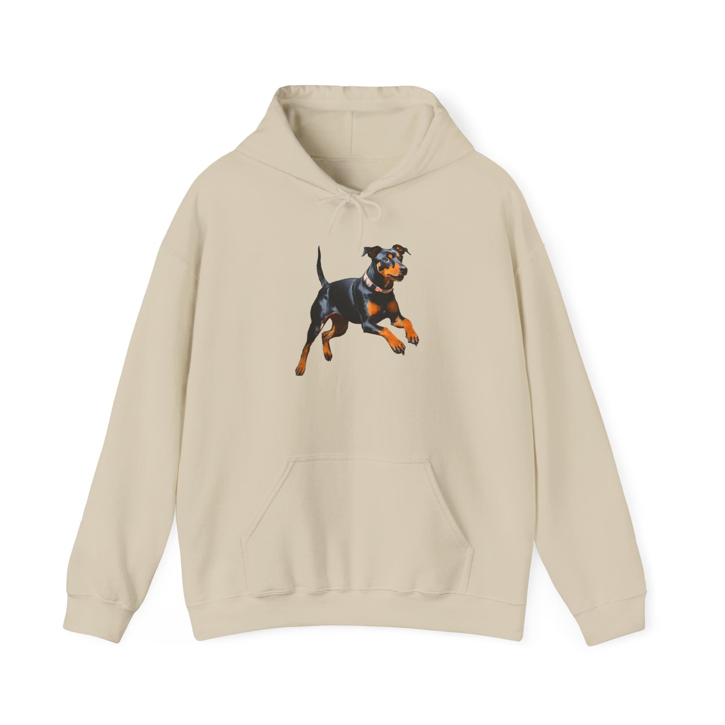 Manchester Terrier Unisex 50/50 Hooded Sweatshirt