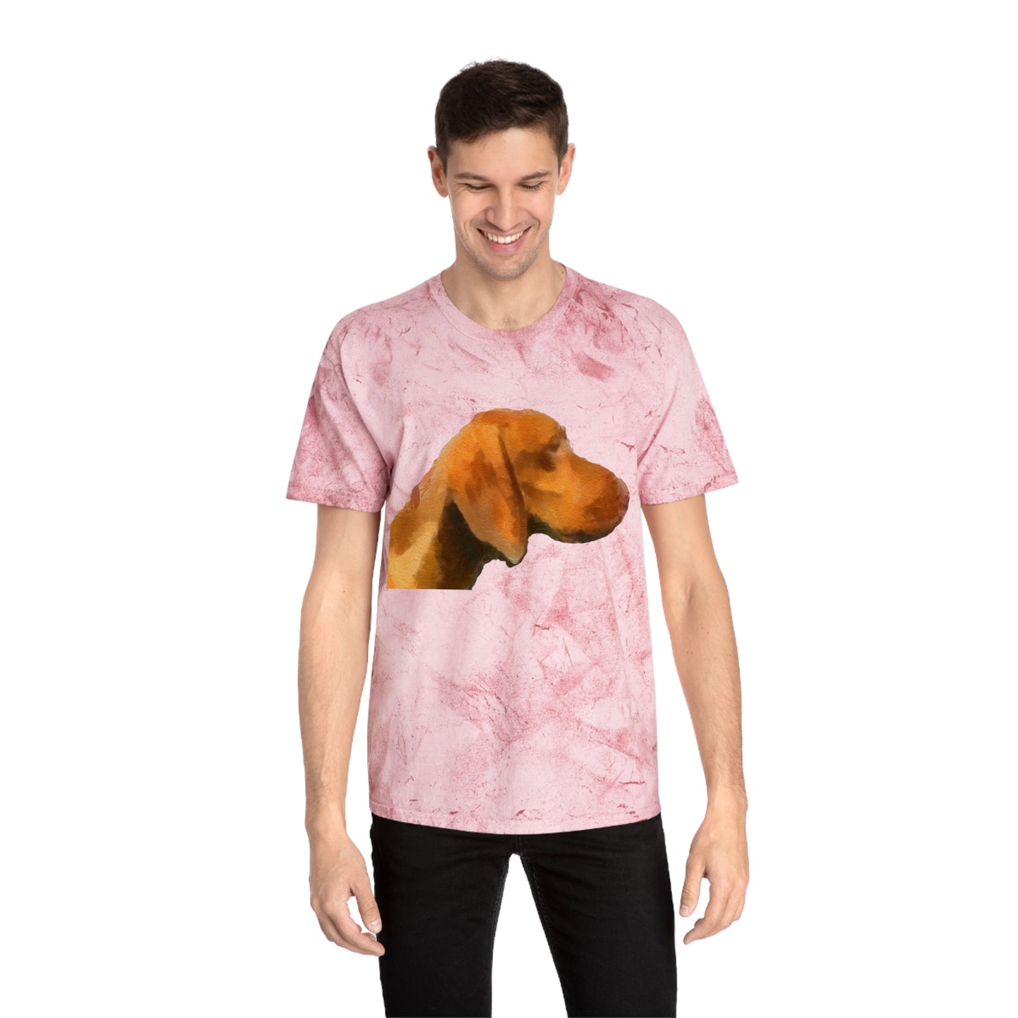 Hungarian Vizsla 'Bela' Unisex Cotton Color Blast T-Shirt