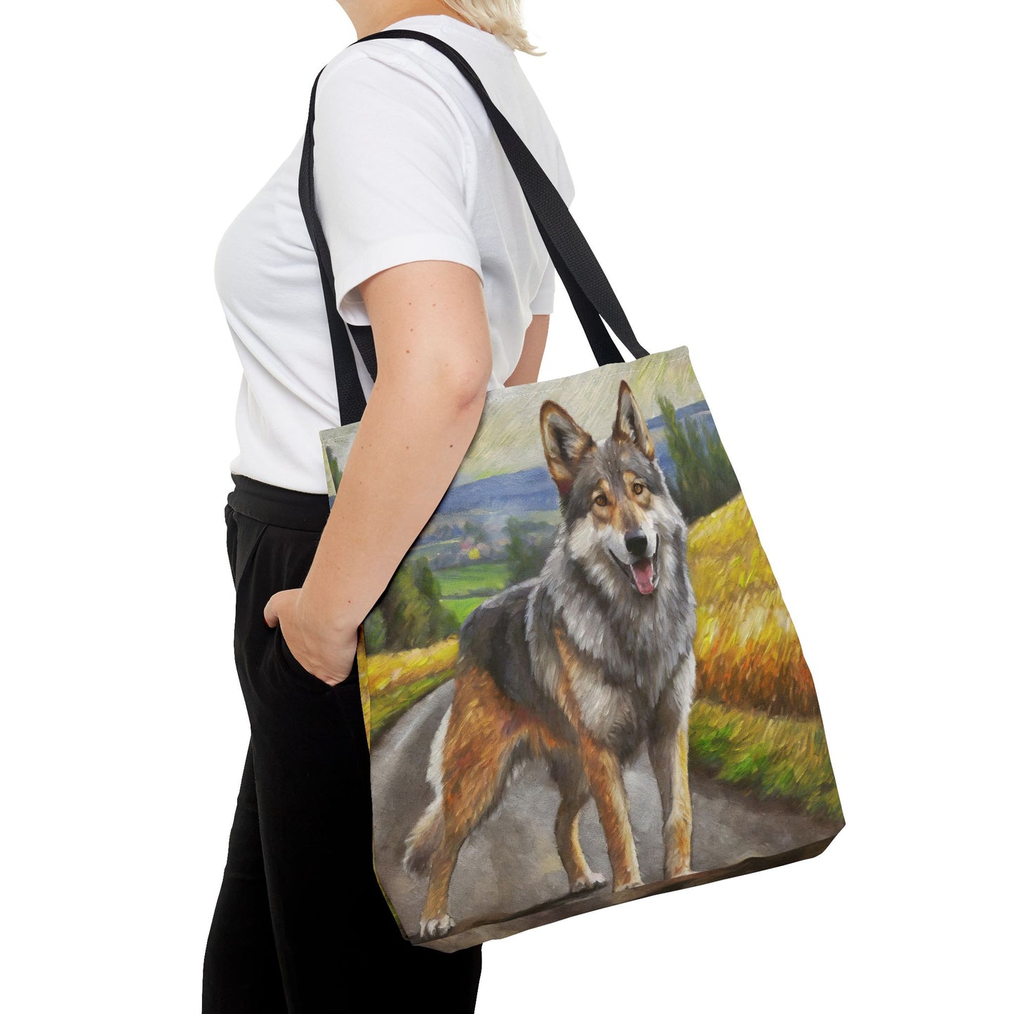Czechoslovakian Vlcak 'Wolfdog' Tote Bag (AOP)