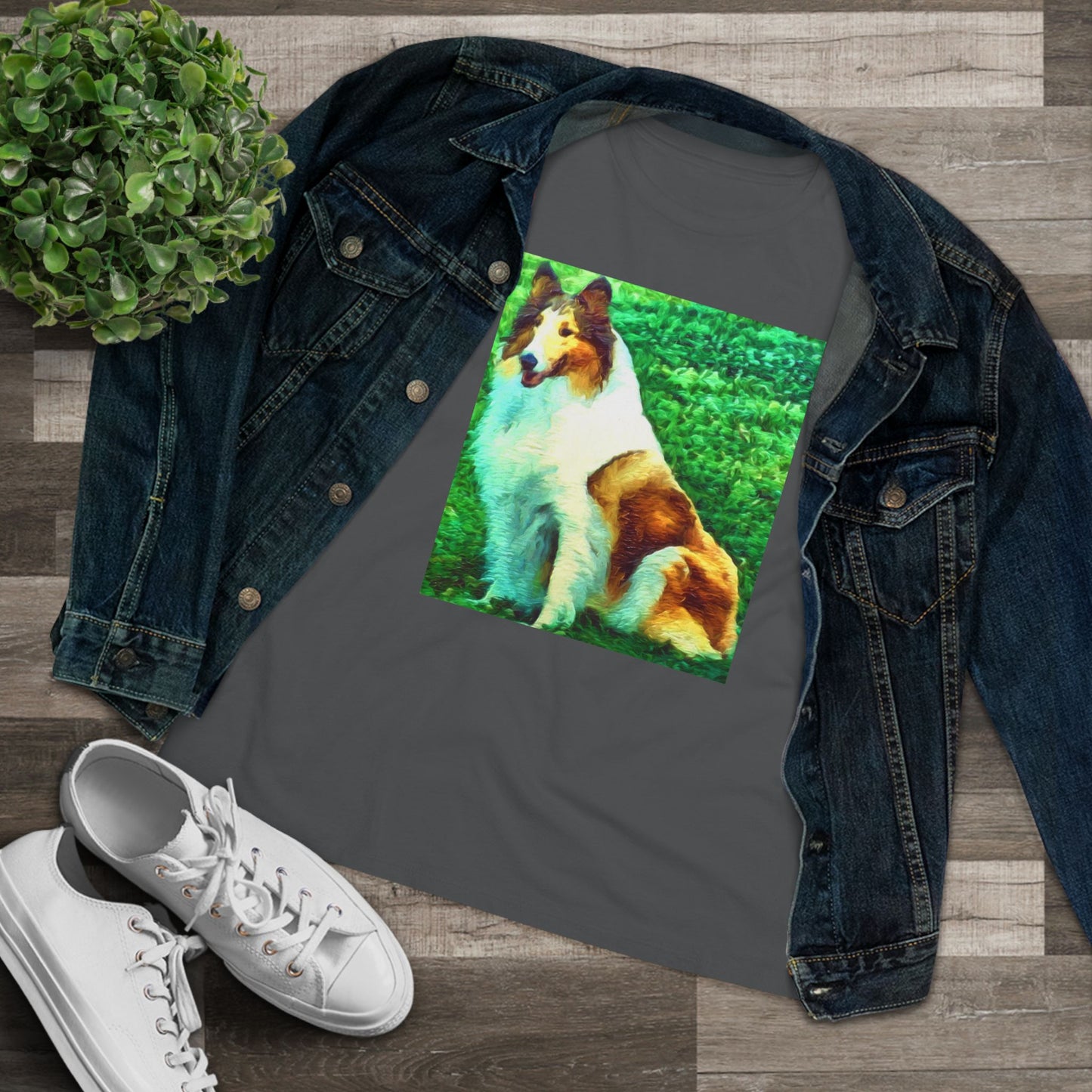 Collie 'Ramsey' Women's Relaxed Fit Cotton Tee