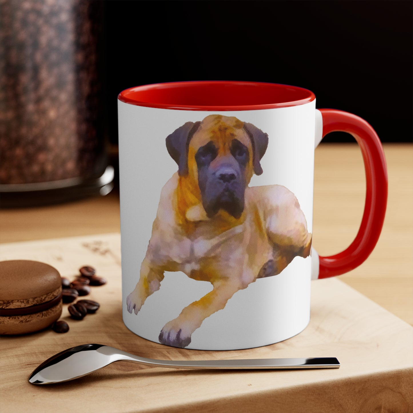 Mastiff 'Maury' Accent Coffee Mug, 11oz