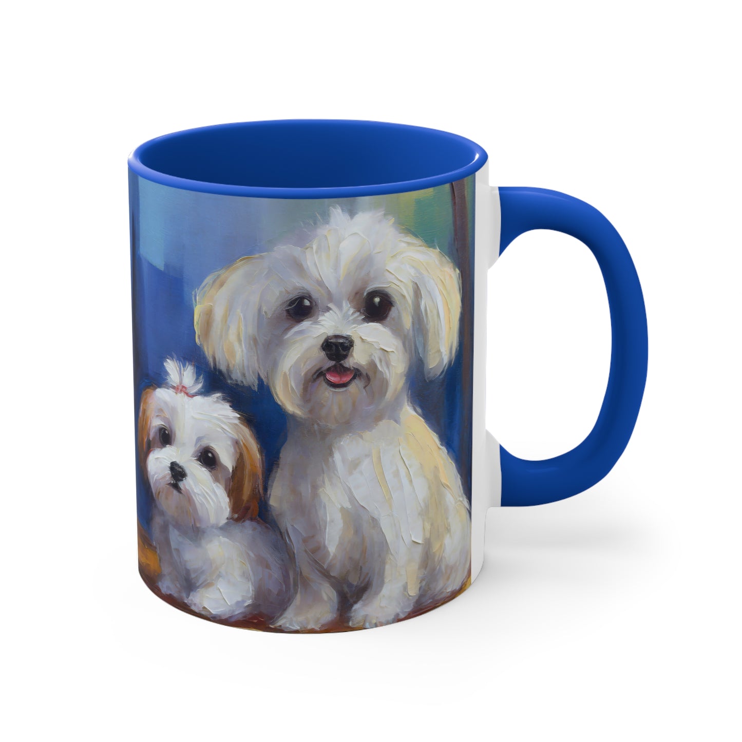 Maltese Puppies Accent Coffee Mug, 11oz