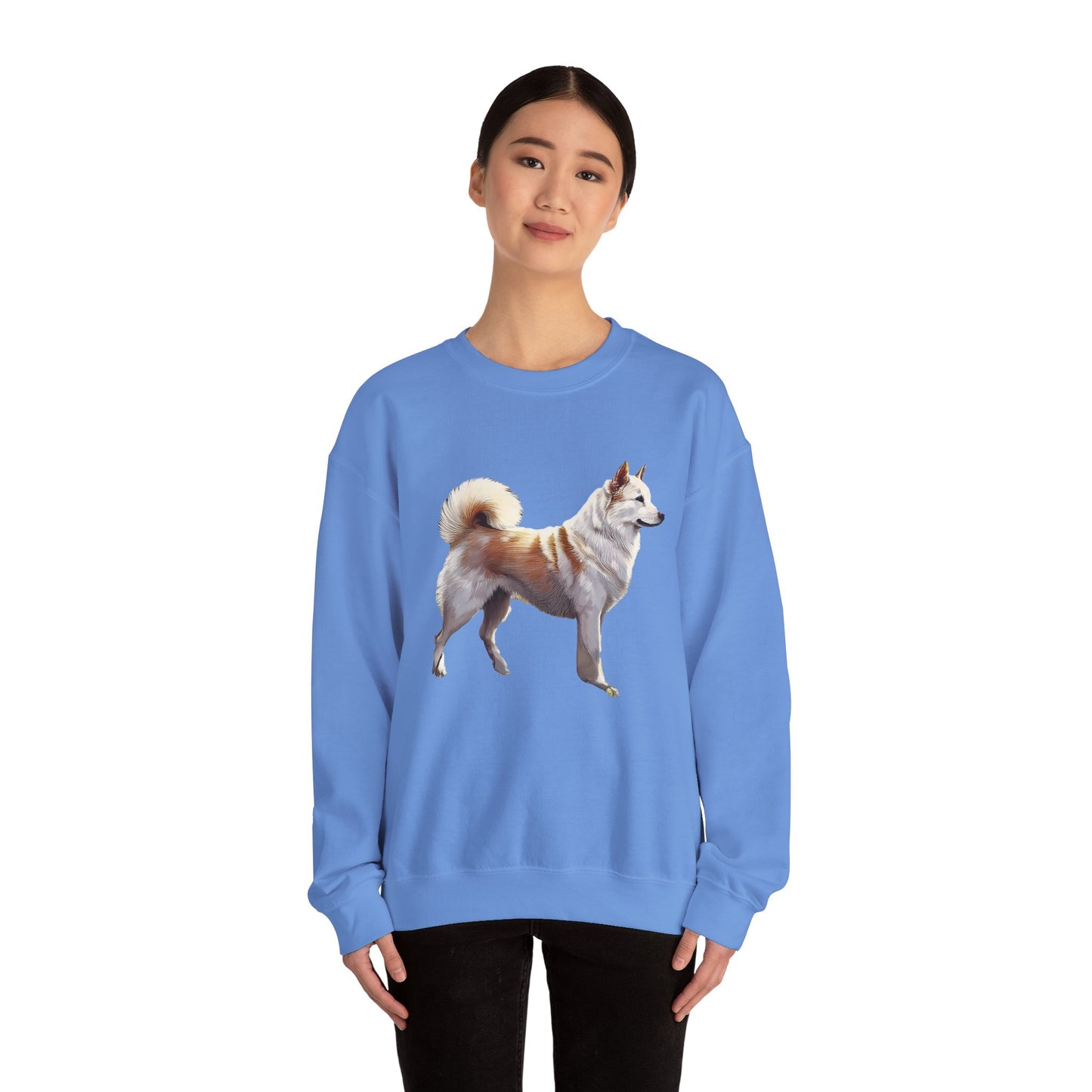 Kishu Ken Unisex 50/50 Crewneck Sweatshirt