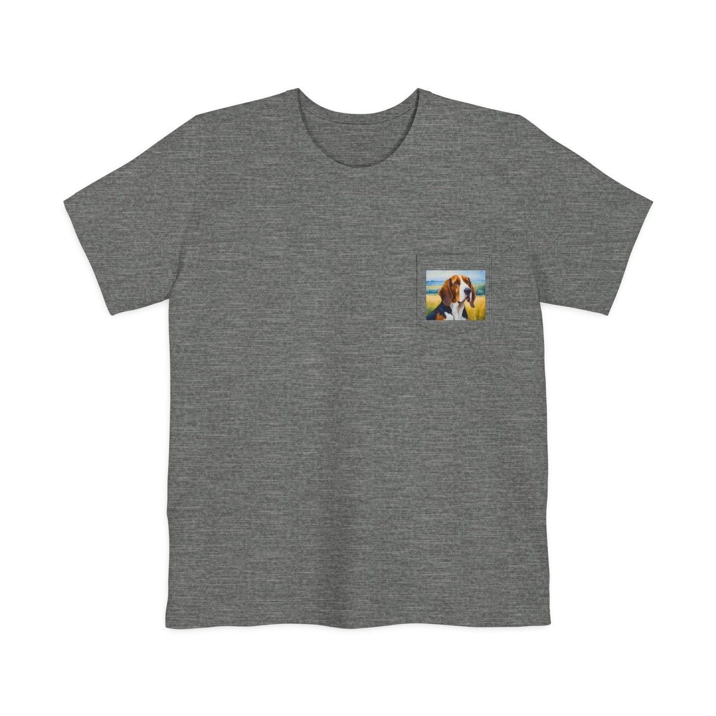 American English Coonhound Unisex Pocket T-shirt