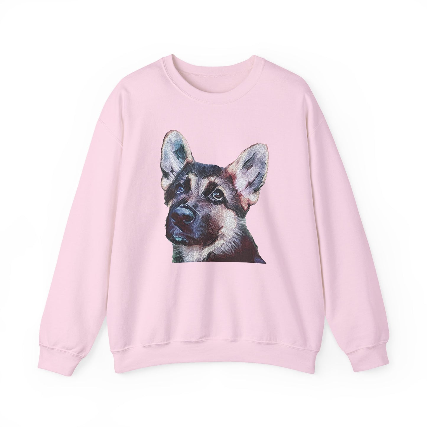 German Shepherd 'Sly' Unisex 50/50 Crewneck Sweatshirt
