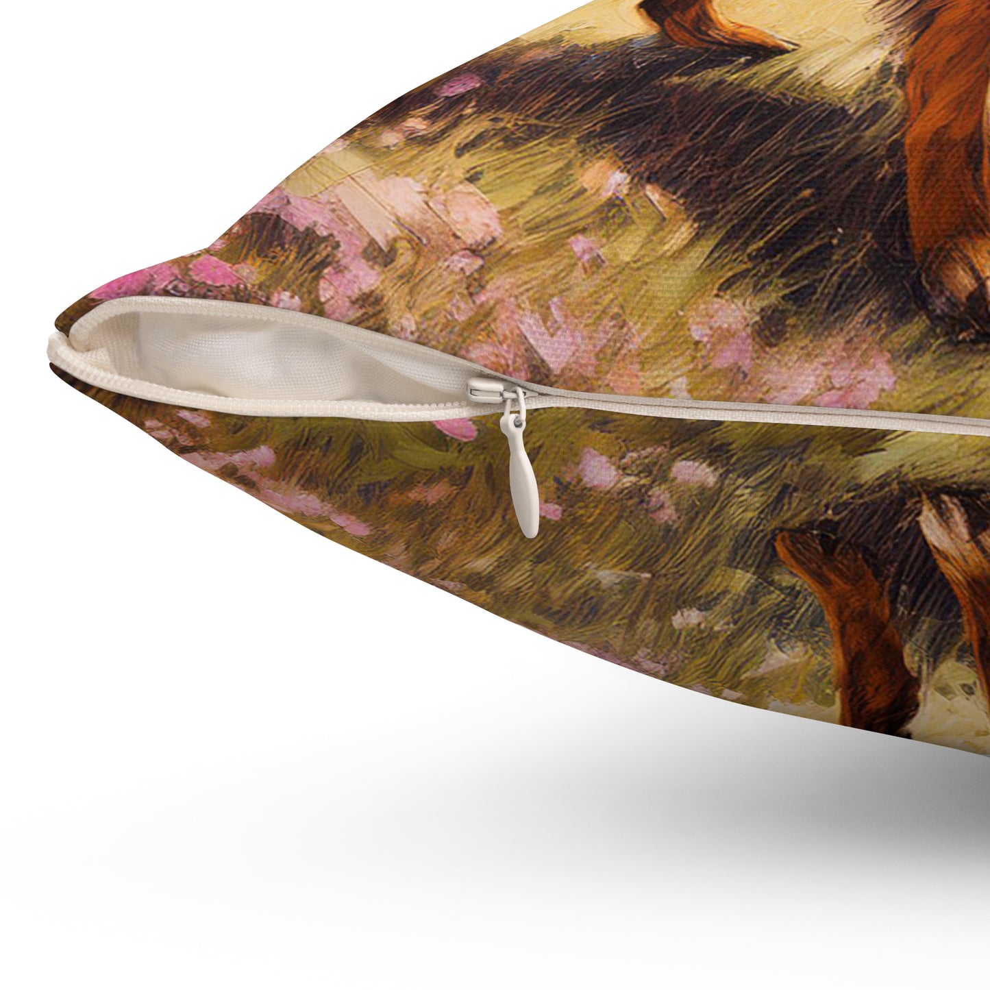 Belgian Tervuren Spun Polyester Throw Pillow