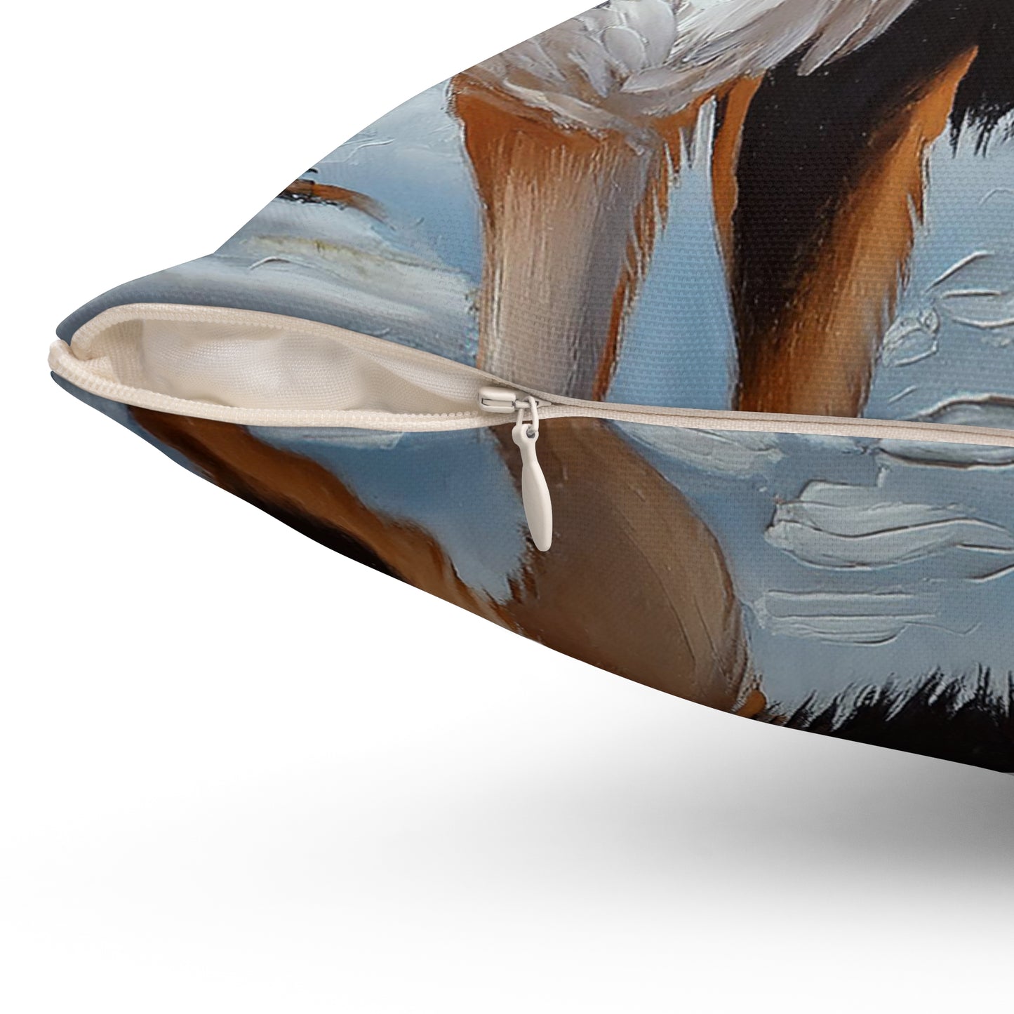 Lapponian Herder - Spun Polyester Throw Pillow