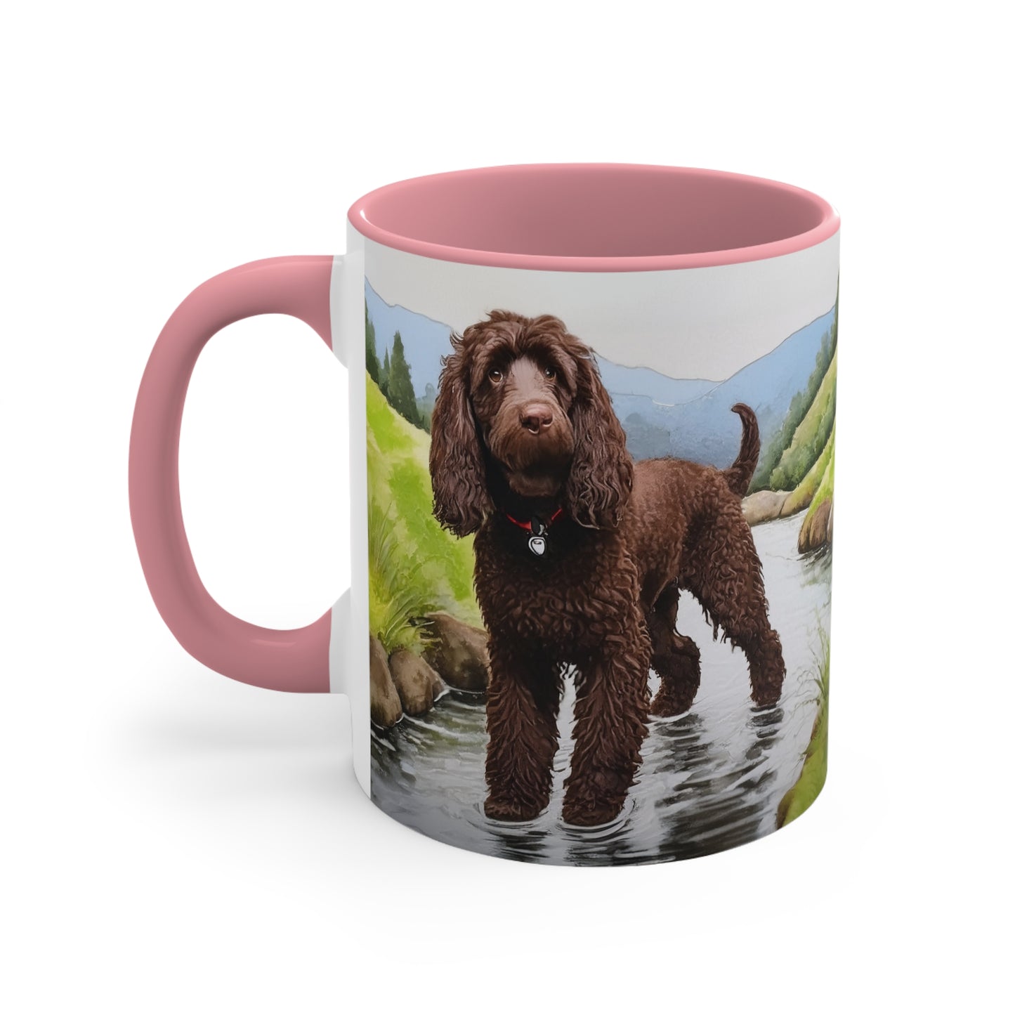 Irish Water Spaniel 11oz Ceramic Accent Mug