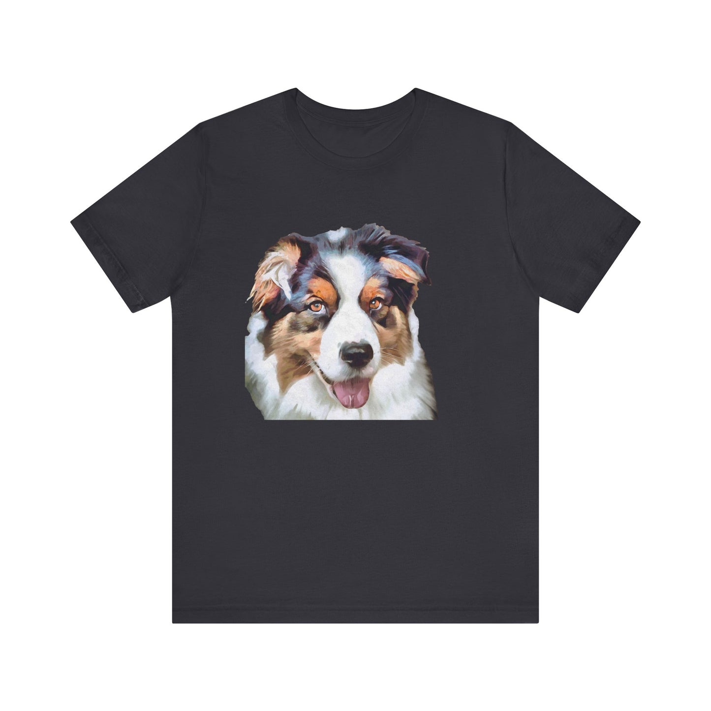 Australian Shepherd 'Blue Merle' Unisex Jersey Short Sleeve Tee