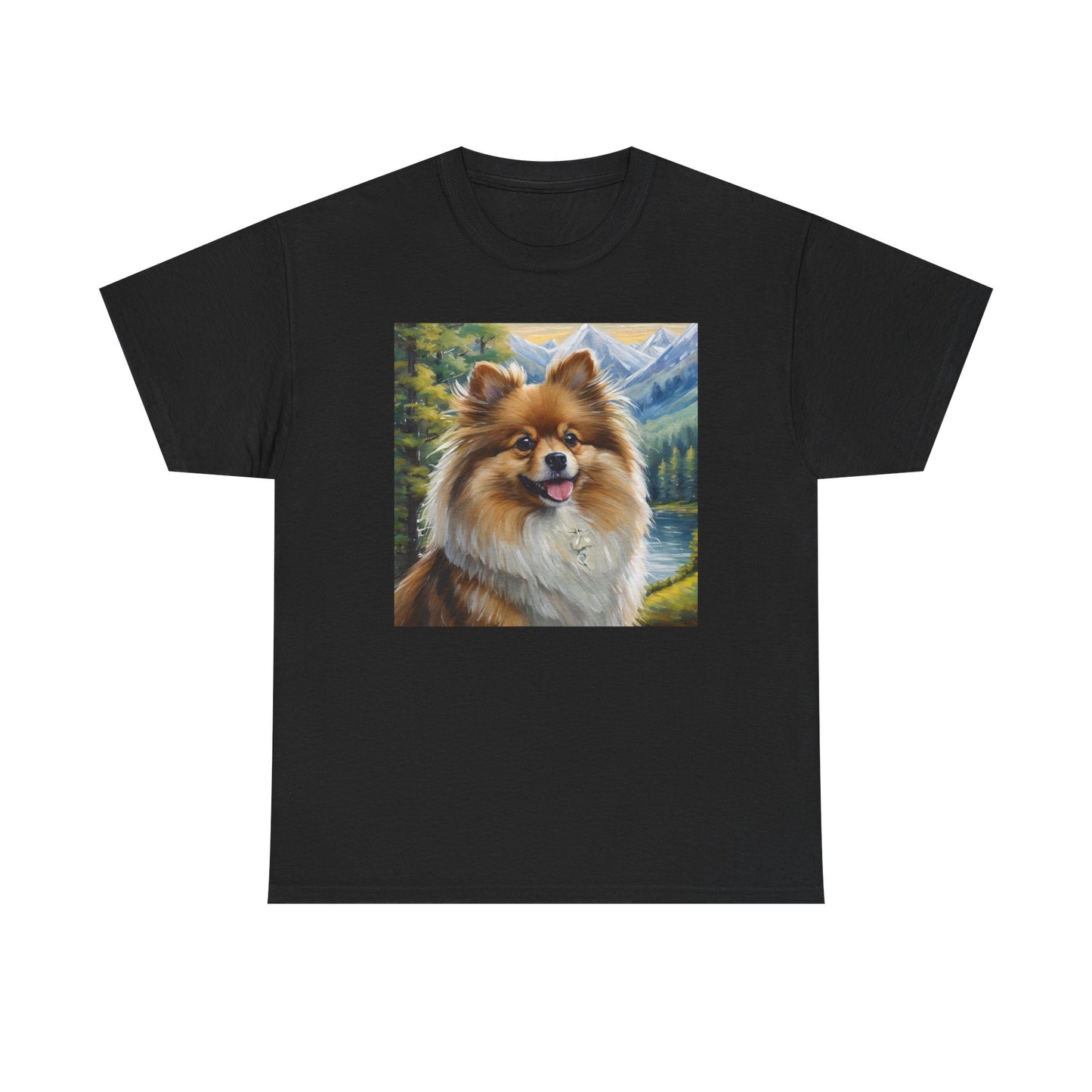 German Spitz Unisex Heavy Cotton Tee