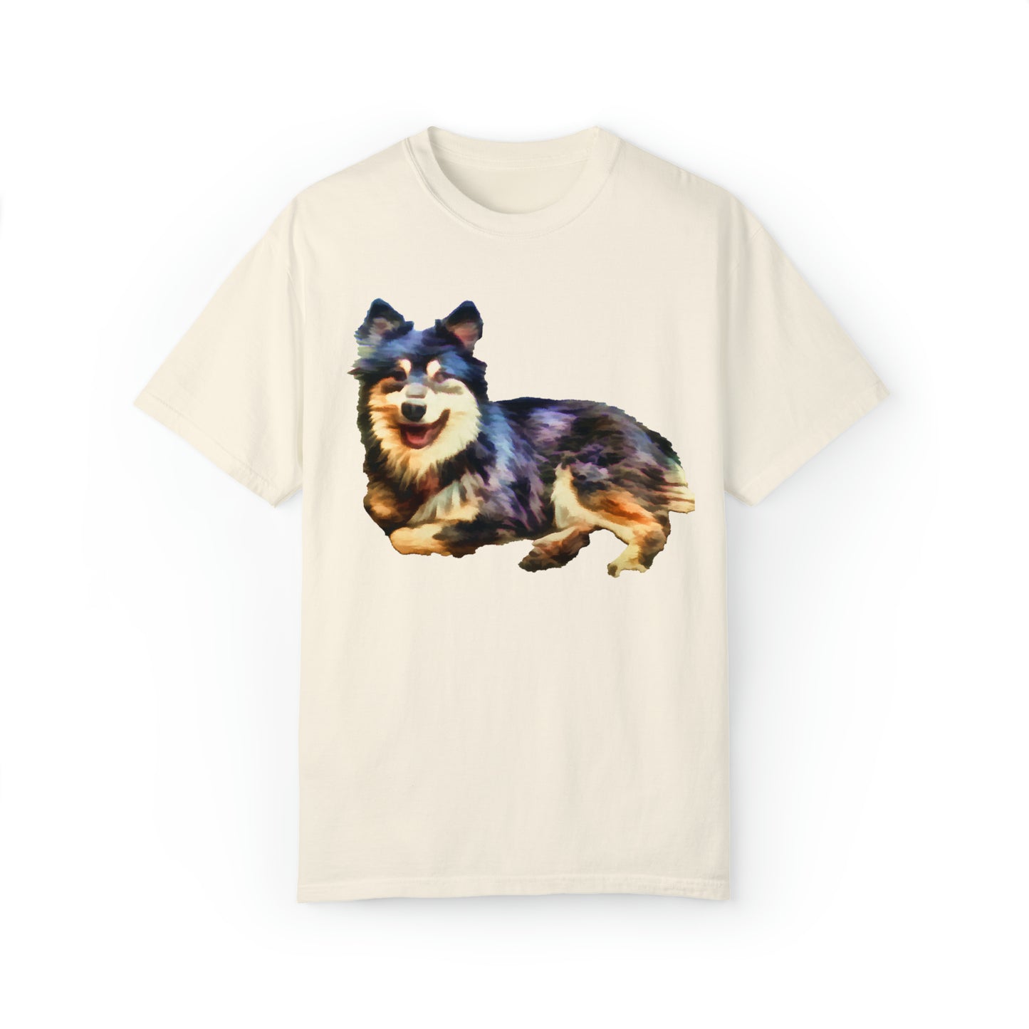 Finnish Lapphund Unisex Relaxed Fit Garment-Dyed T-shirt