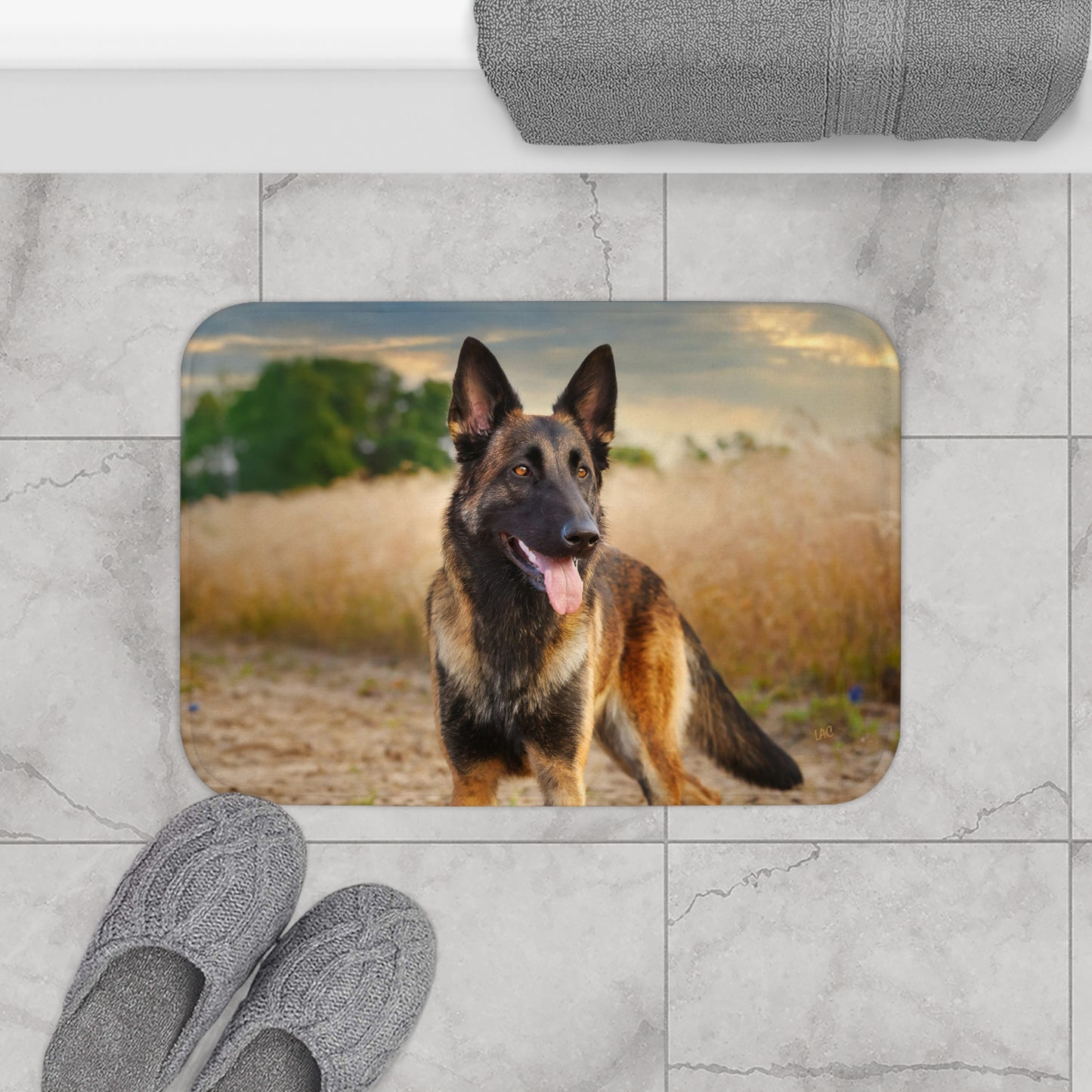Schapendoes - Dutch Sheepdog -Bathroom Rug Mat