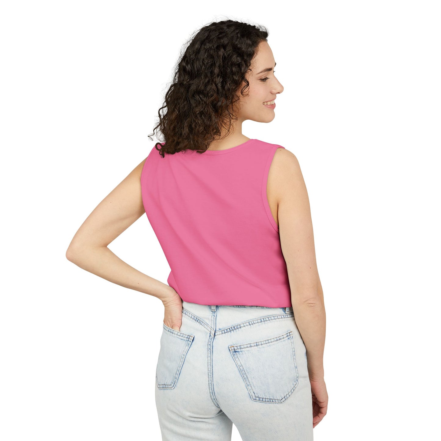 Keeshond Unisex Relaxed Fit Garment-Dyed Tank Top