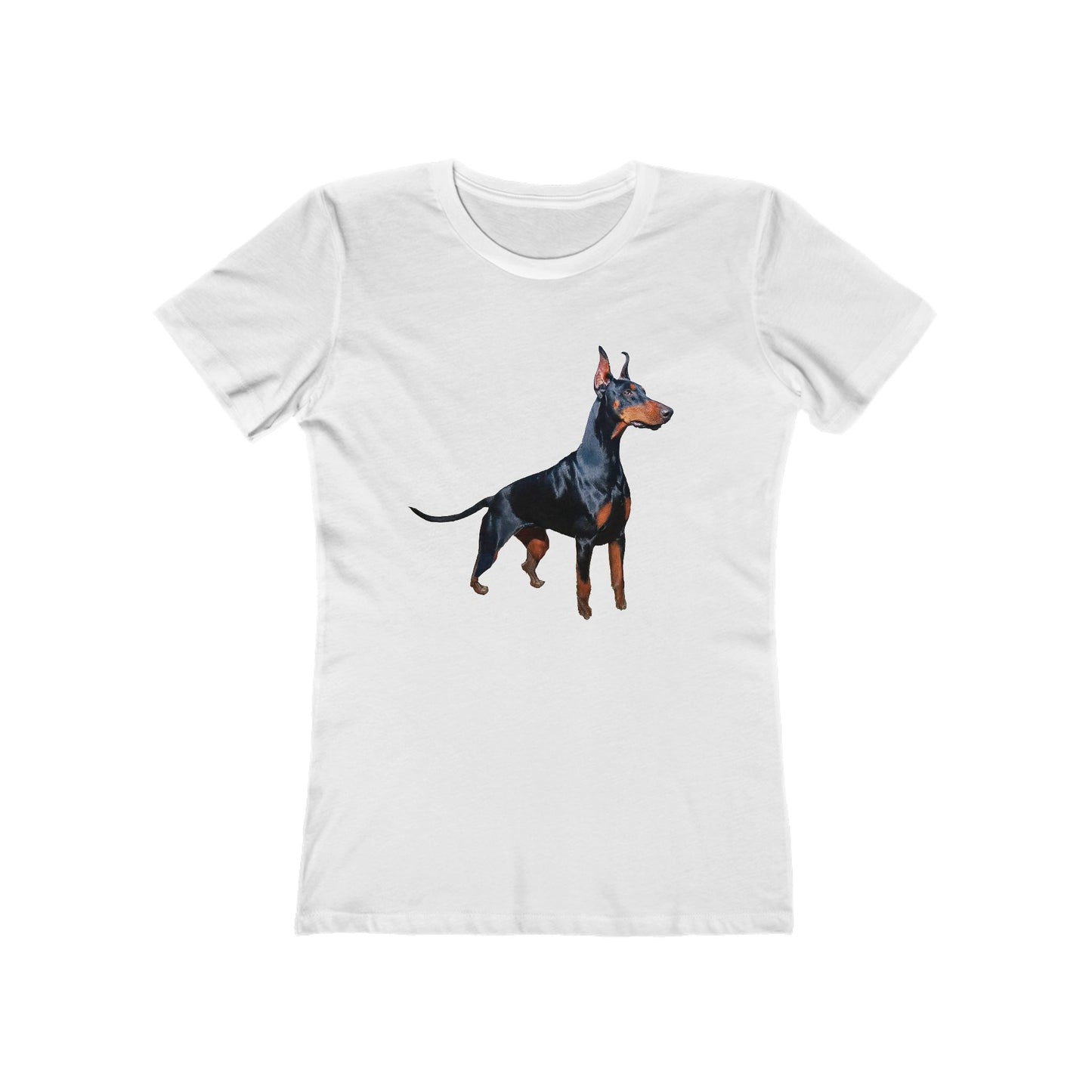 Doberman Pinscher Women's Slim Fit Ringspun Cotton Tee