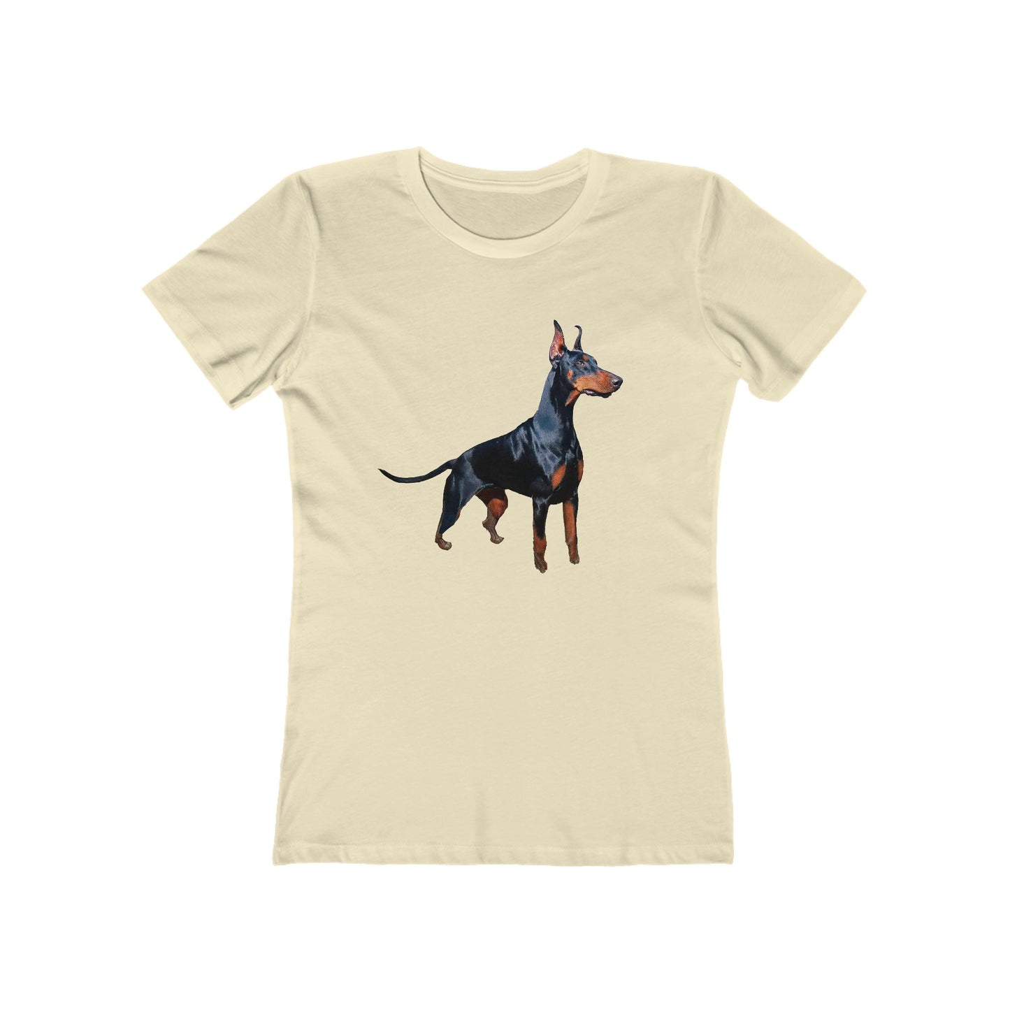Doberman Pinscher Women's Slim Fit Ringspun Cotton Tee