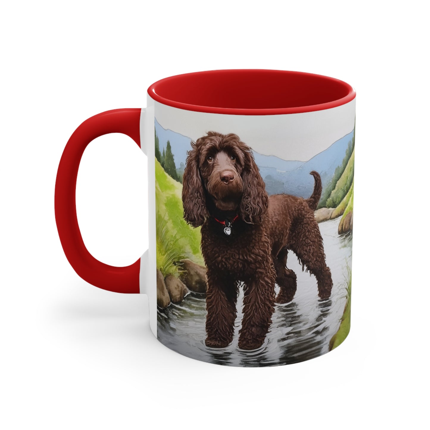 Irish Water Spaniel 11oz Ceramic Accent Mug