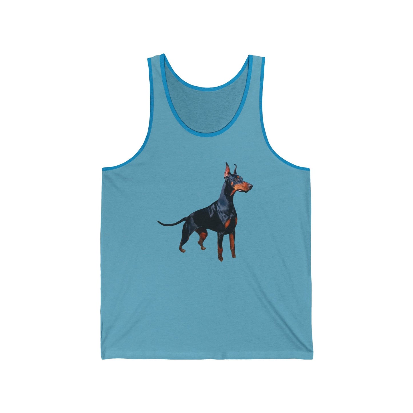 Doberman Pinscher Unisex Jersey Tank Top