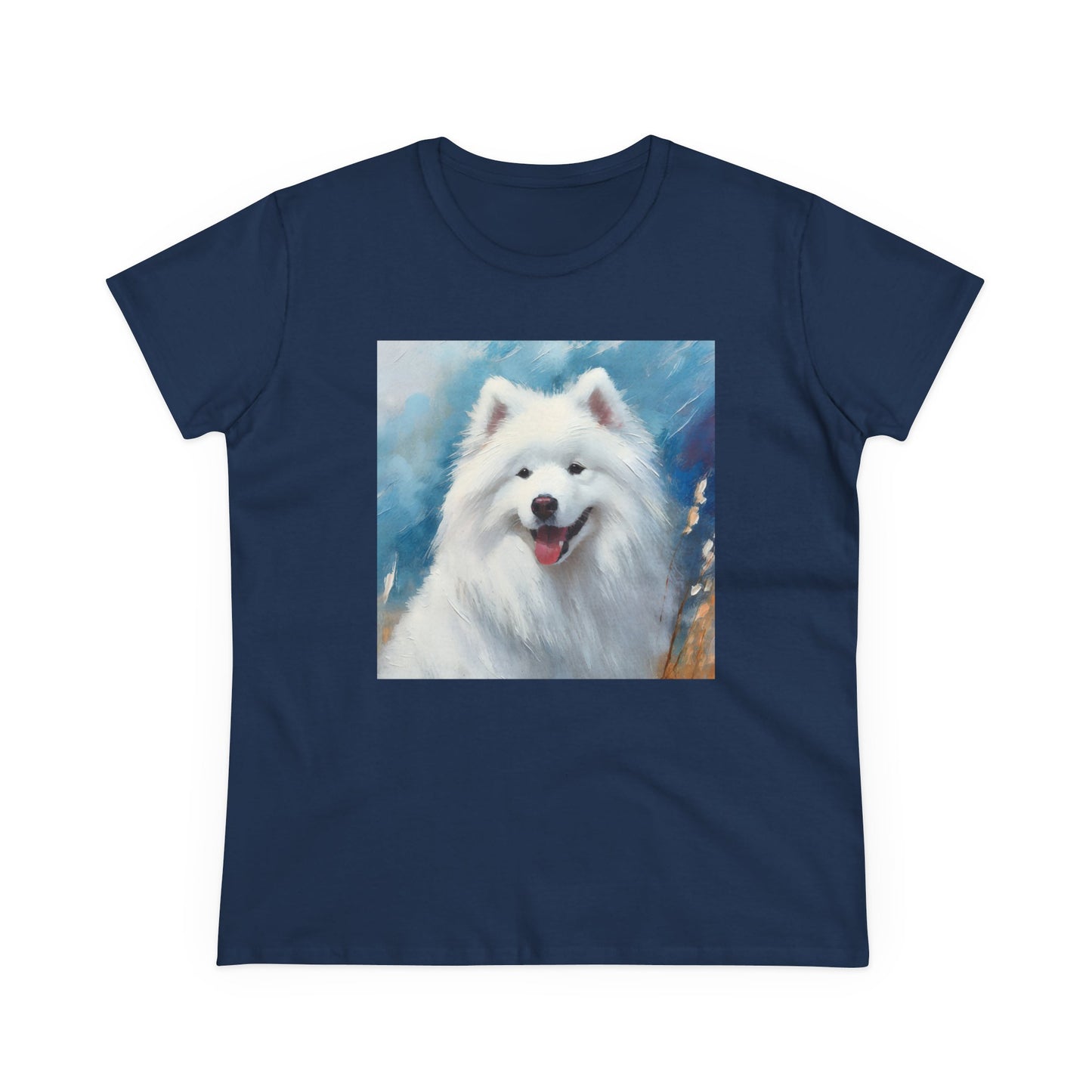 Samoyed Women's Midweight Cotton Tee