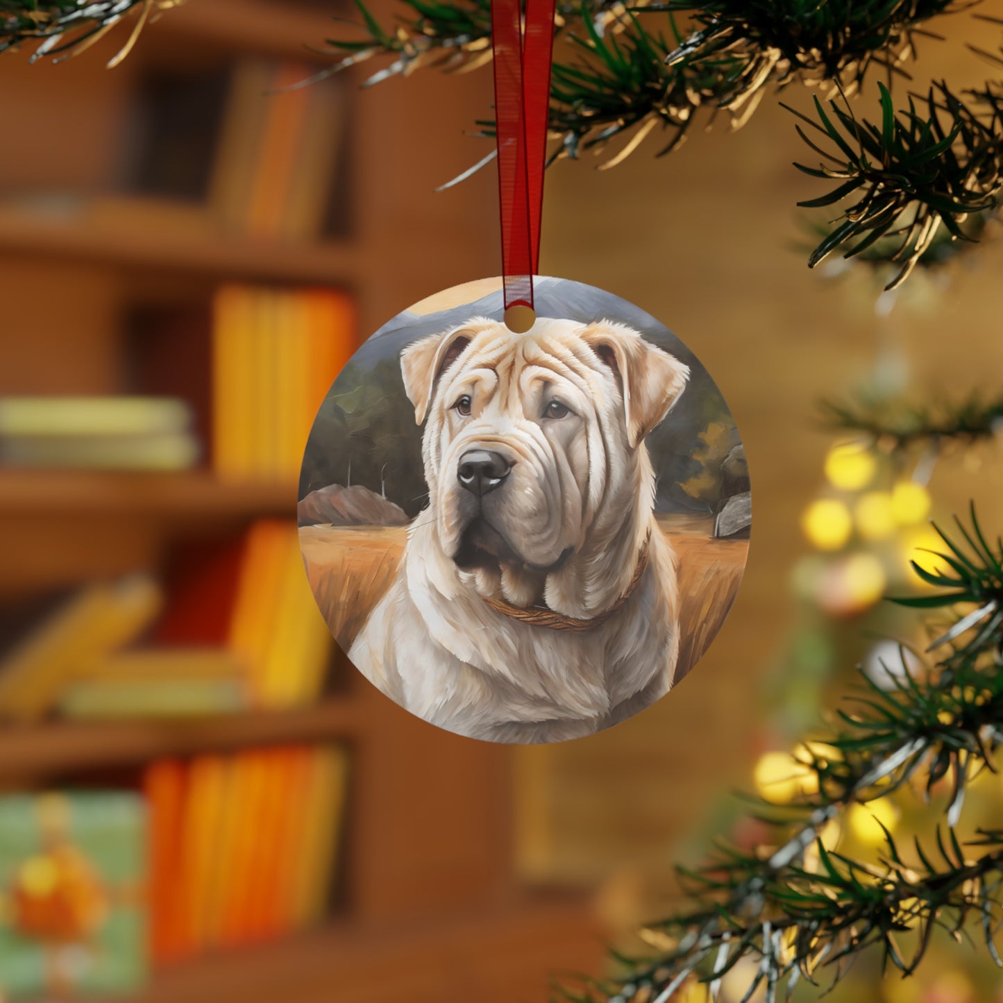 Chinese Shar-Pei Metal Ornaments