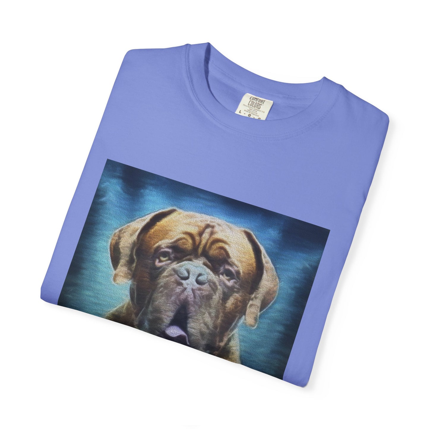 Dogue de Bordeaux Unisex Relaxed Fit Garment-Dyed T-shirt