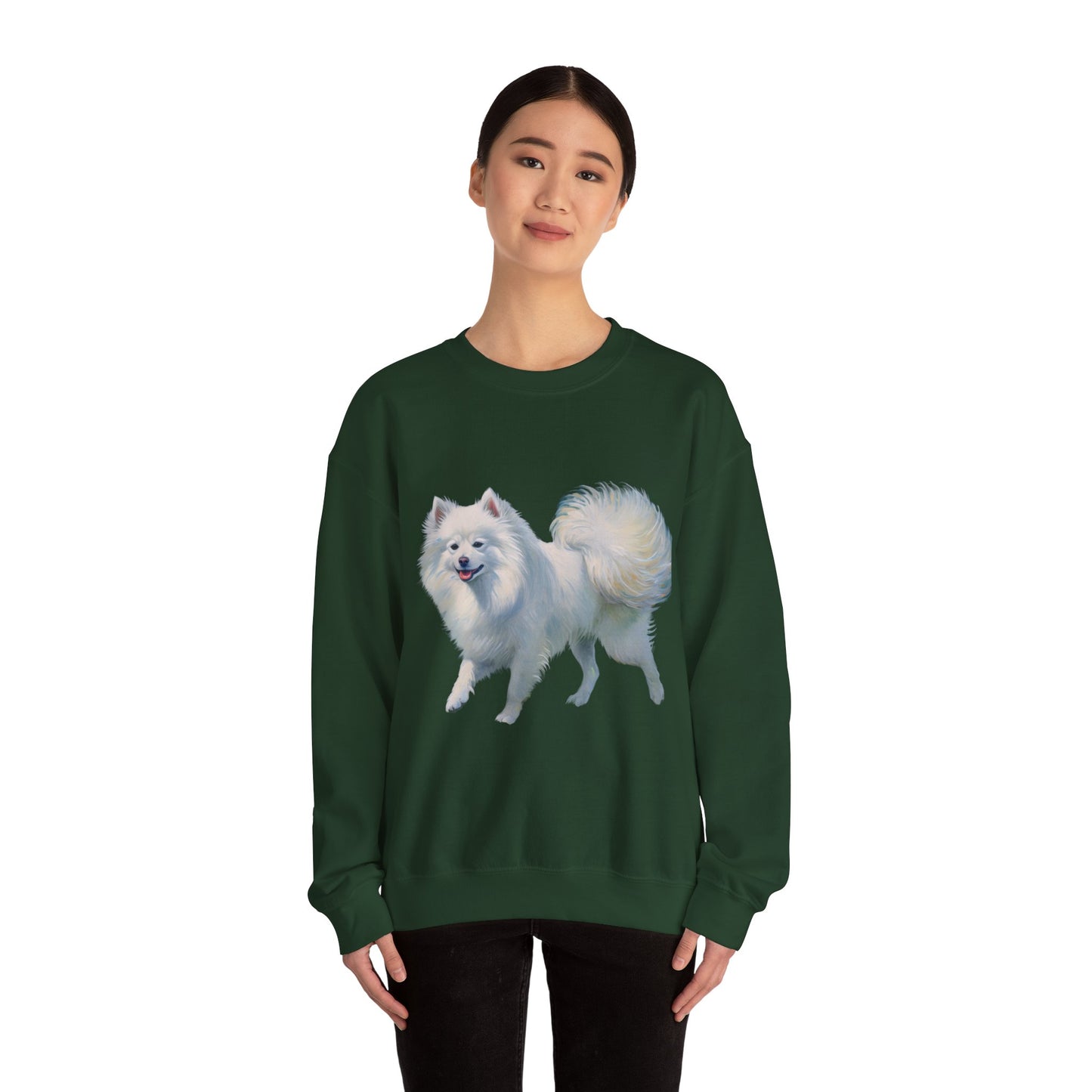Japanese Spitz - Unisex 50/50 Crewneck Sweatshirt