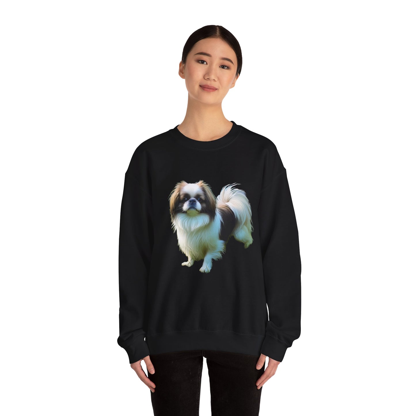 Japanese Chin. - Unisex 50/50 Crewneck Sweatshirt