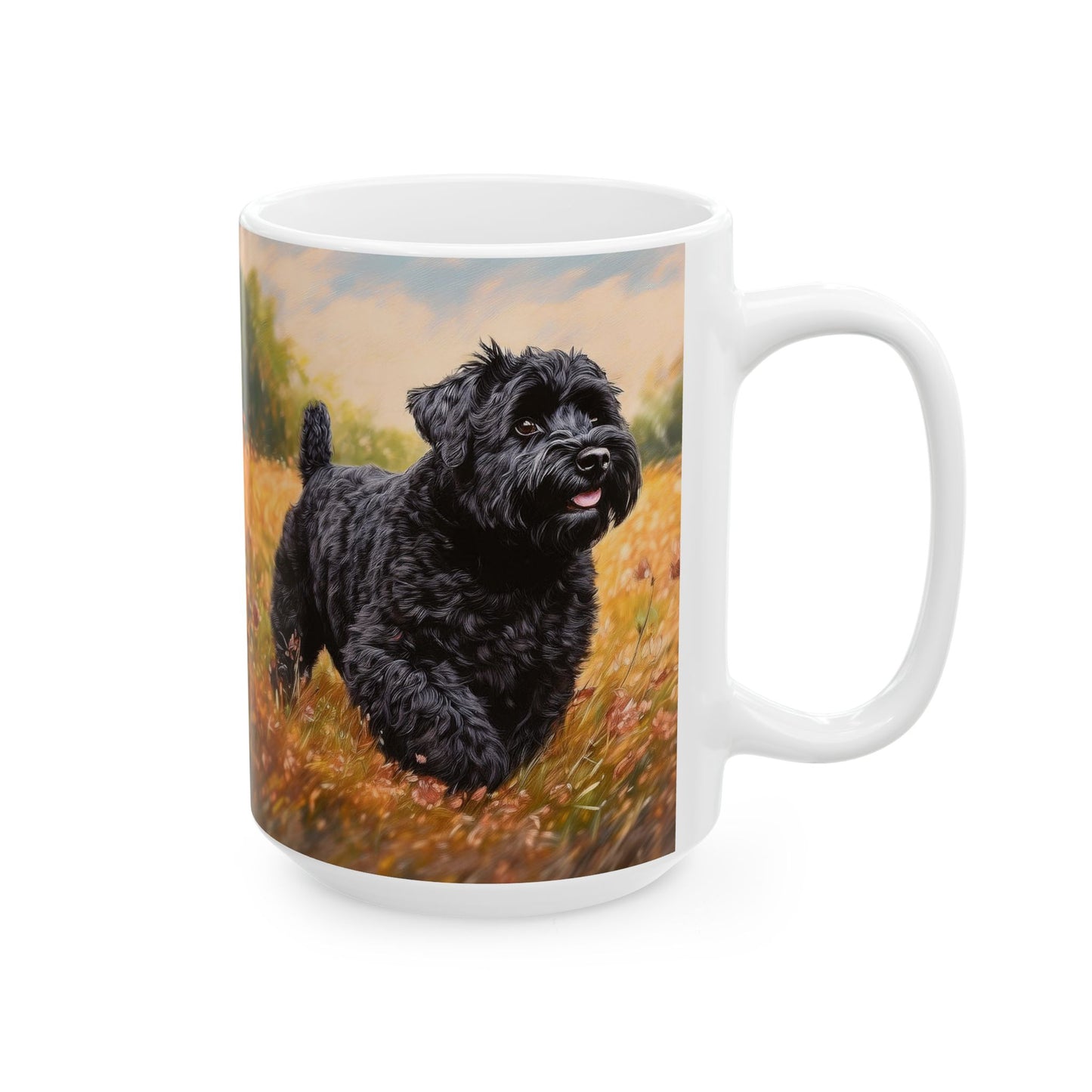 Black Russian Terrier Ceramic Mug - Personalise Your Sip!