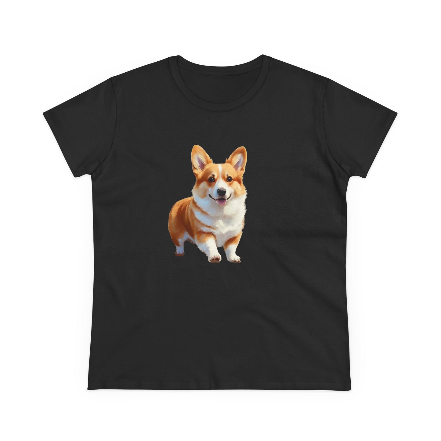 Welsh Corgi Puppy - Women's Midweight Cotton Tee