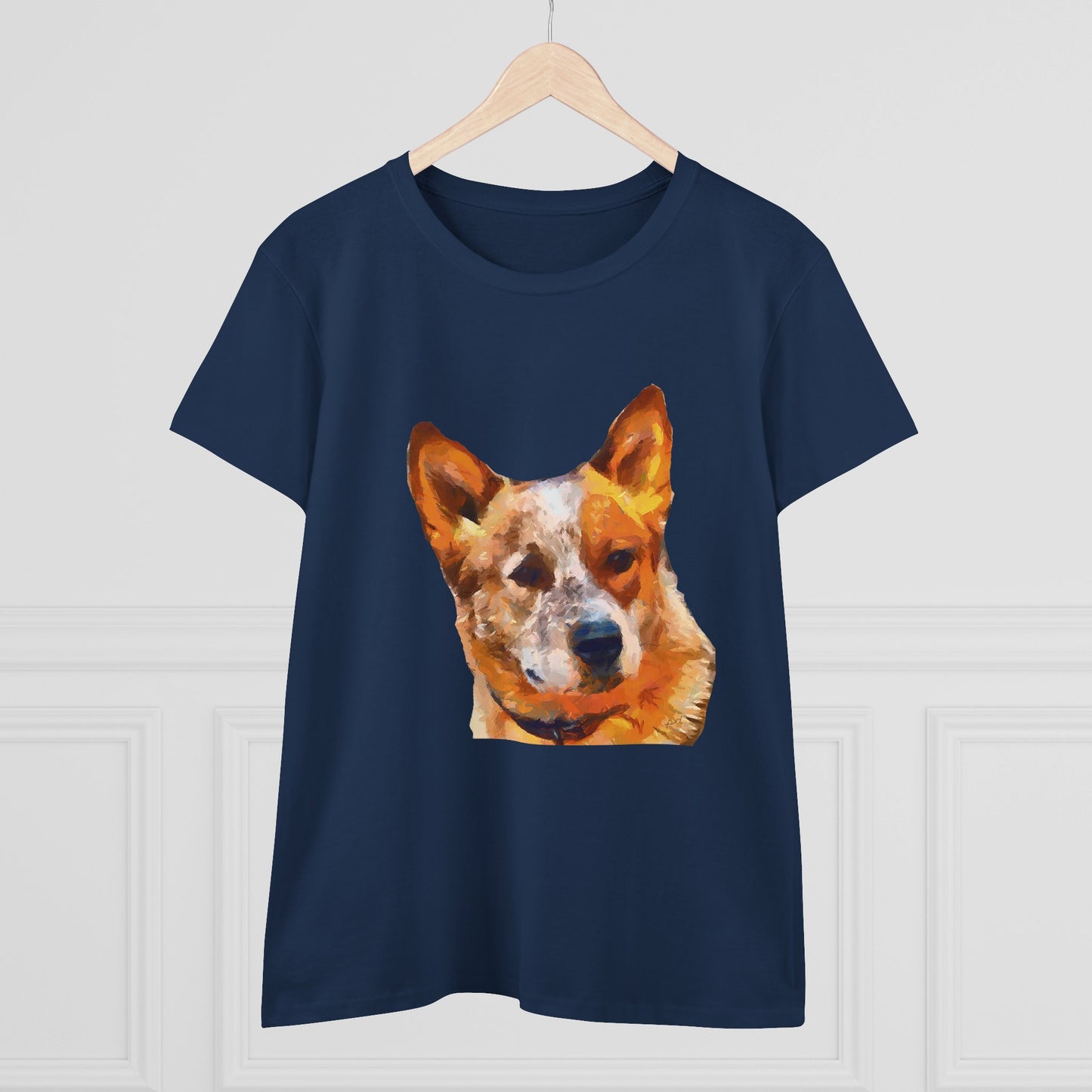 Red Heeler - Australian Cattle Dog Women's Midweight Cotton Tee