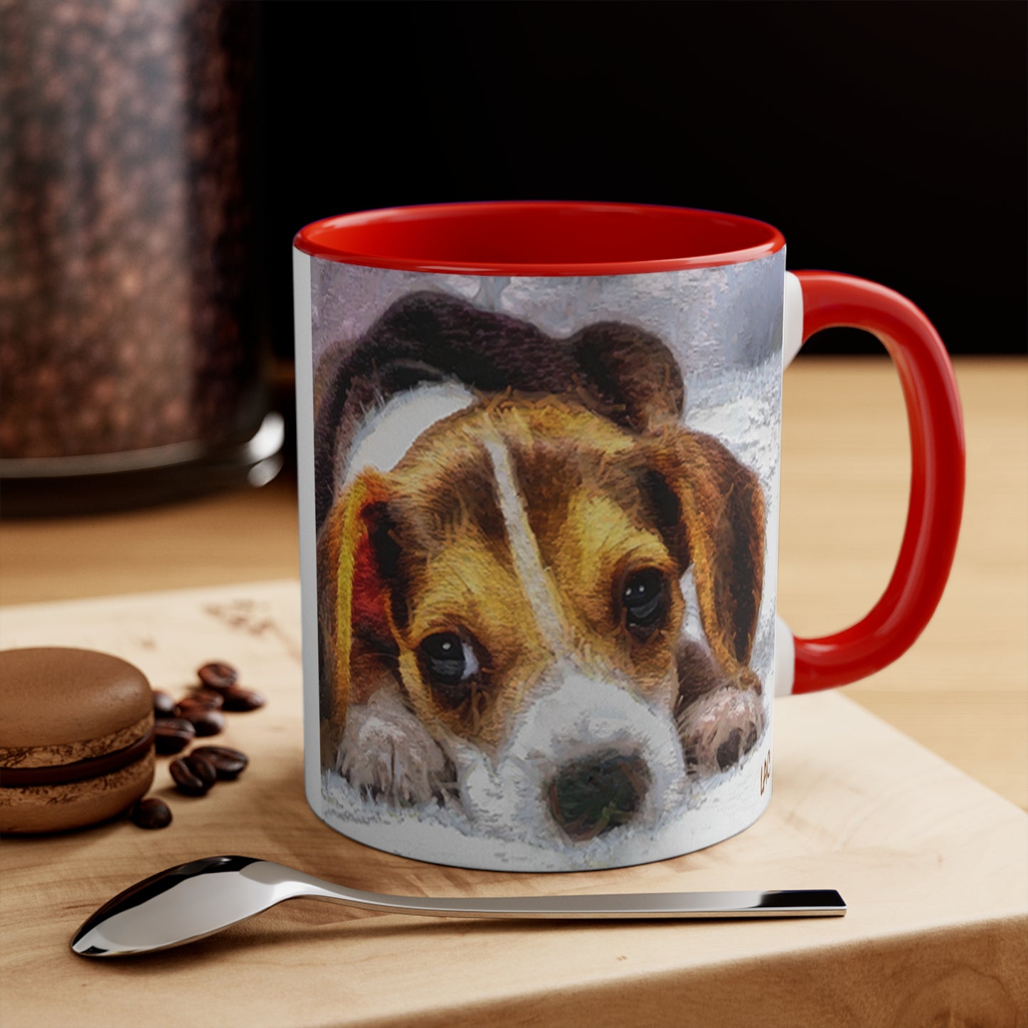 Beagle Daisy Mae 11oz Ceramic Accent Mug