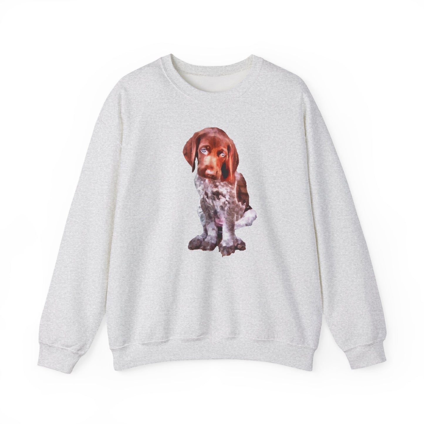 Benny Unisex 50/50 Crewneck Sweatshirt for German Shorthair Pointers