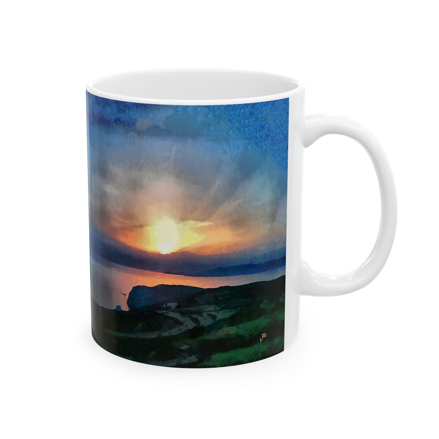 Sifnos Sunset (Greece) Ceramic Mug 11oz