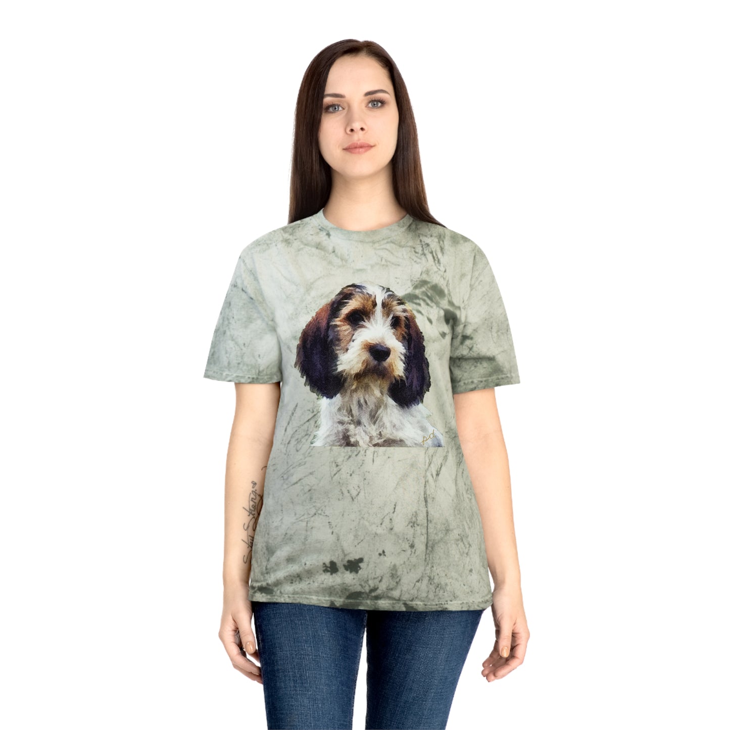 Petit Basset Griffon Unisex Cotton Color Blast T-Shirt