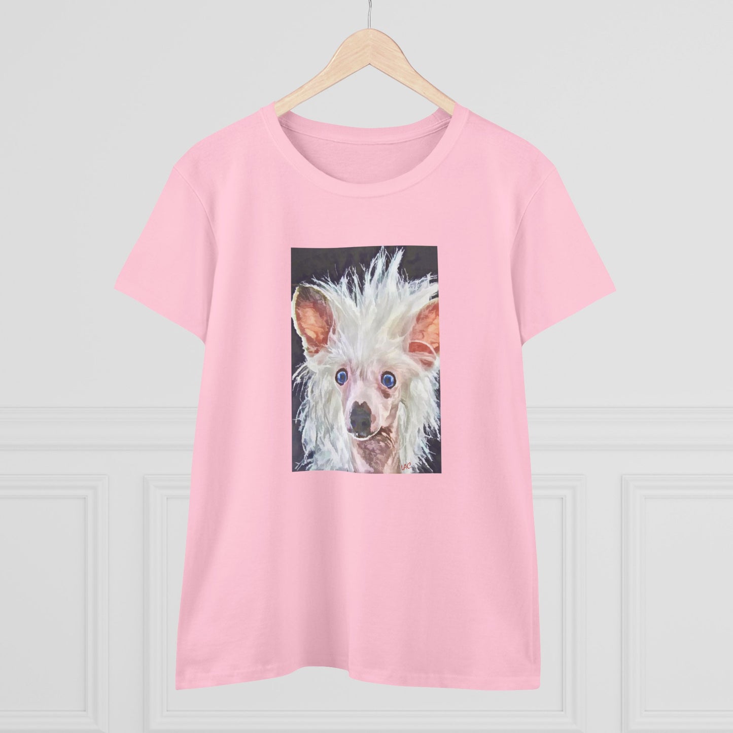 Chinese Crested Women's Midweight Cotton Tee