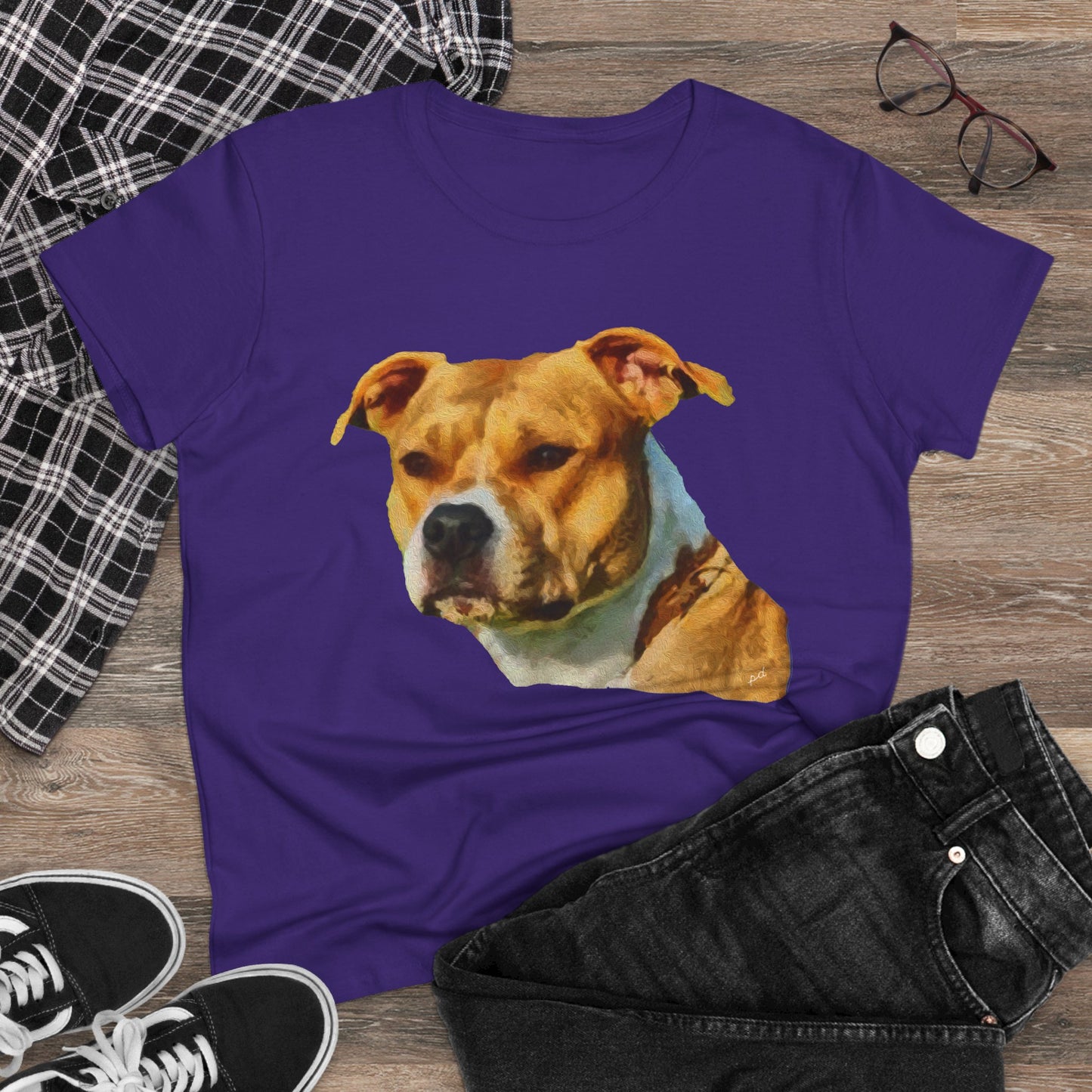 Pit Bull Women's Midweight Cotton Tee
