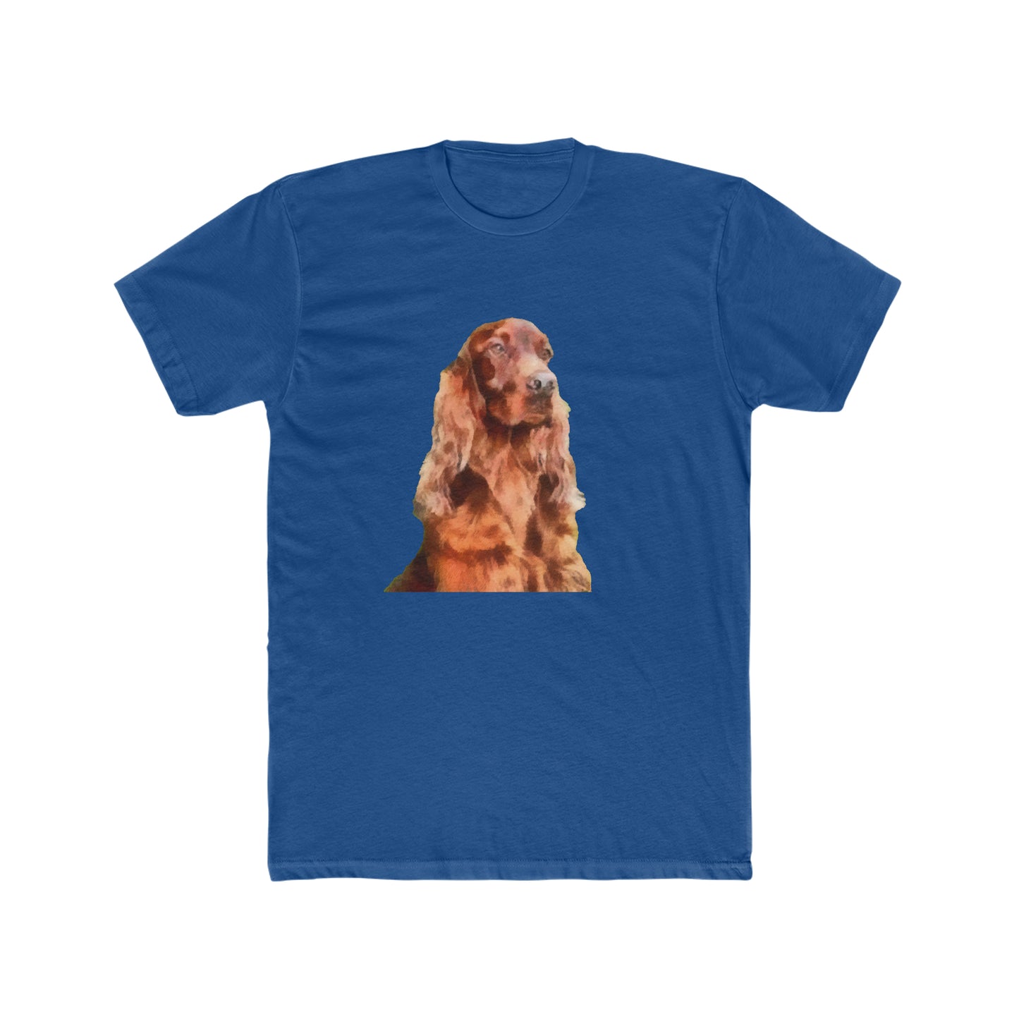Irish Setter 'Shamus' - Men's Fitted Cotton Crew Tee