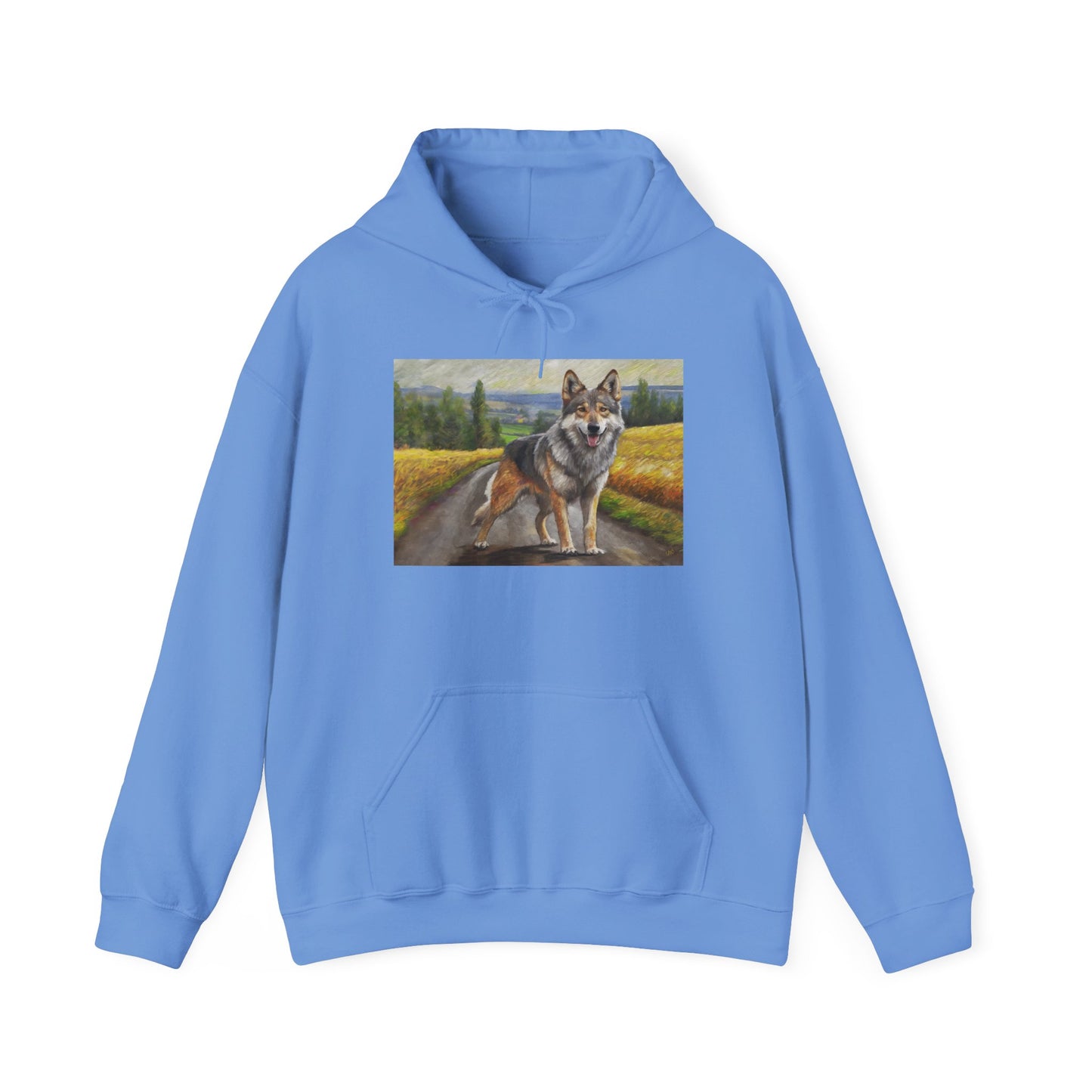 Czechoslovakian Vlcak Unisex 50/50 Hooded Sweatshirt