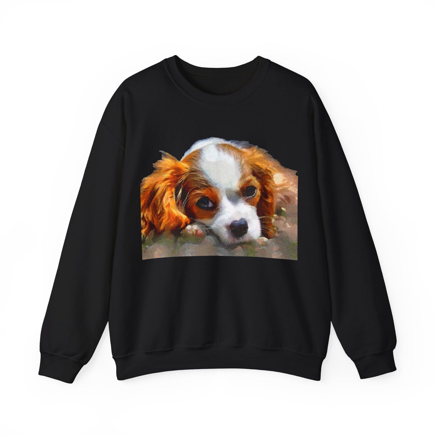 Cavalier King Charles Spaniel Puppy Crewneck Sweatshirt