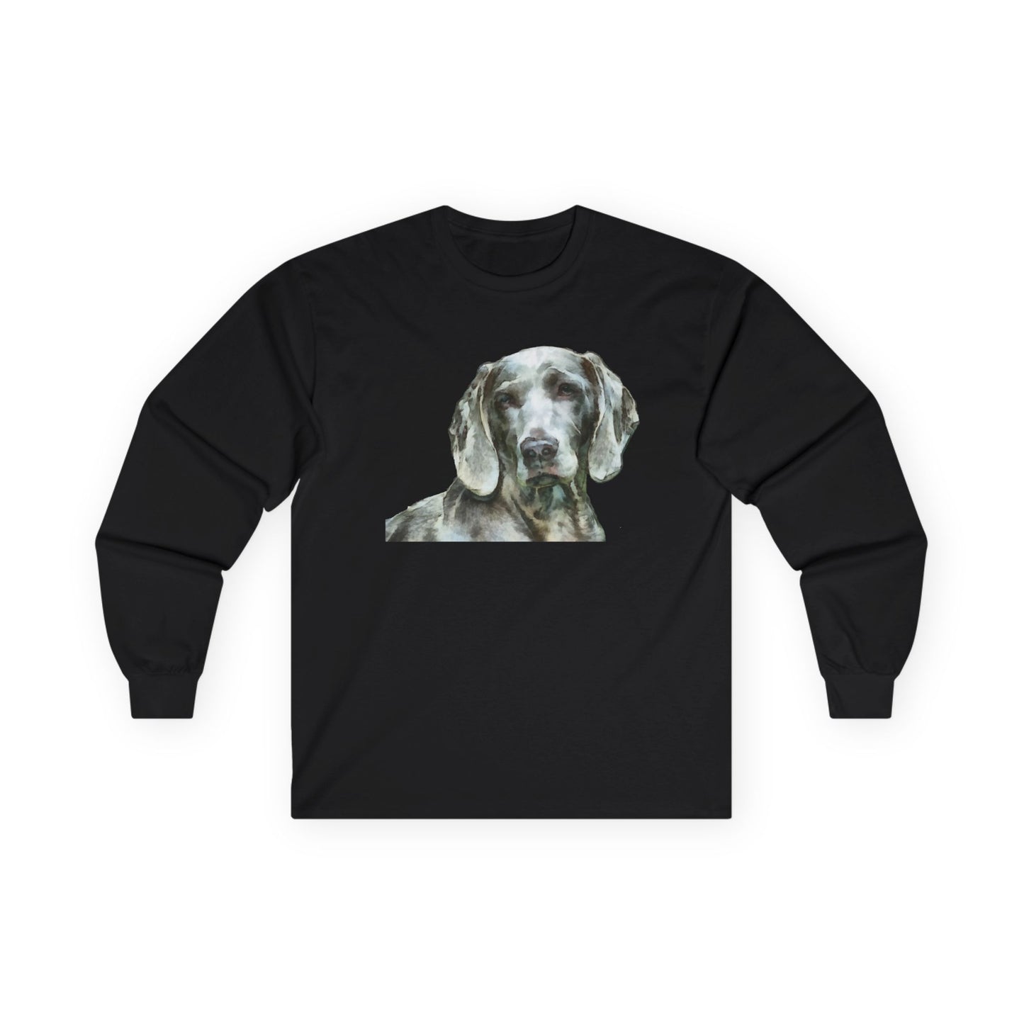 Weimaraner 'Greyson' Unisex Cotton Long Sleeve Tee