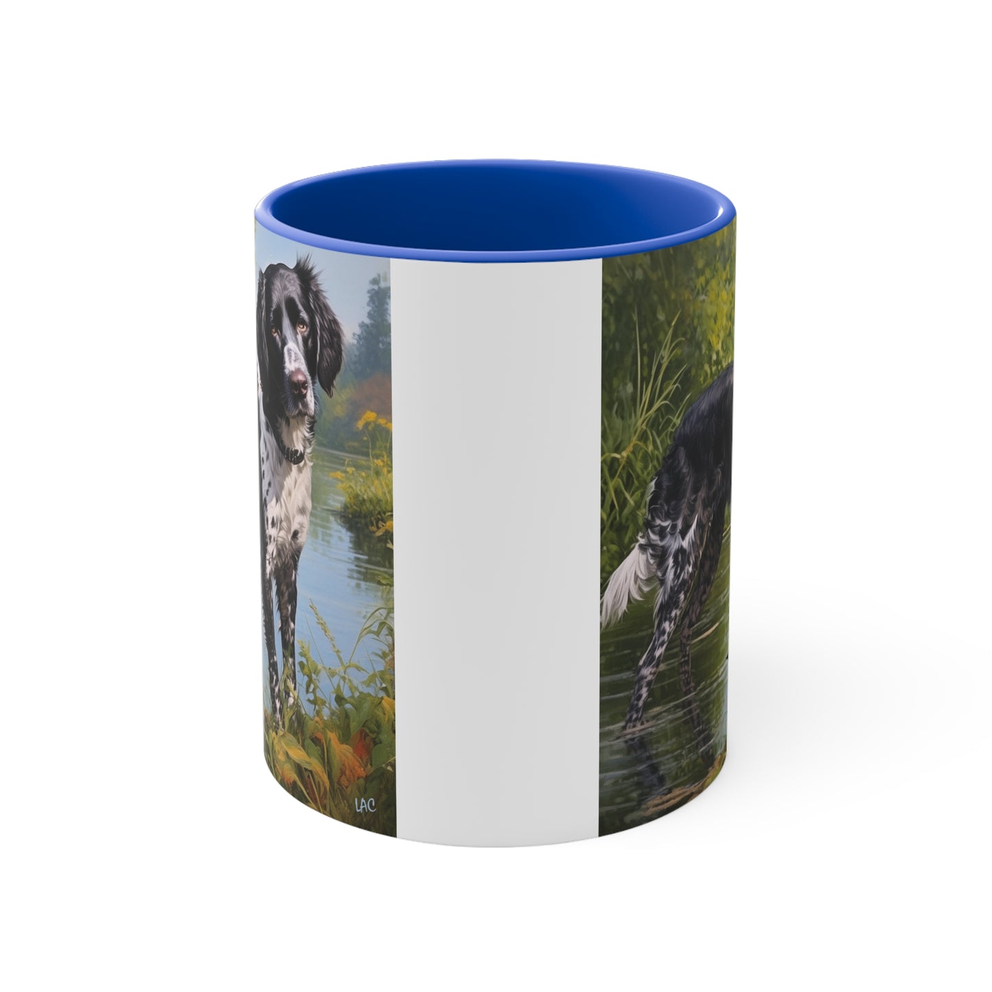 Large Munsterlander 11oz Ceramic Accent Mug