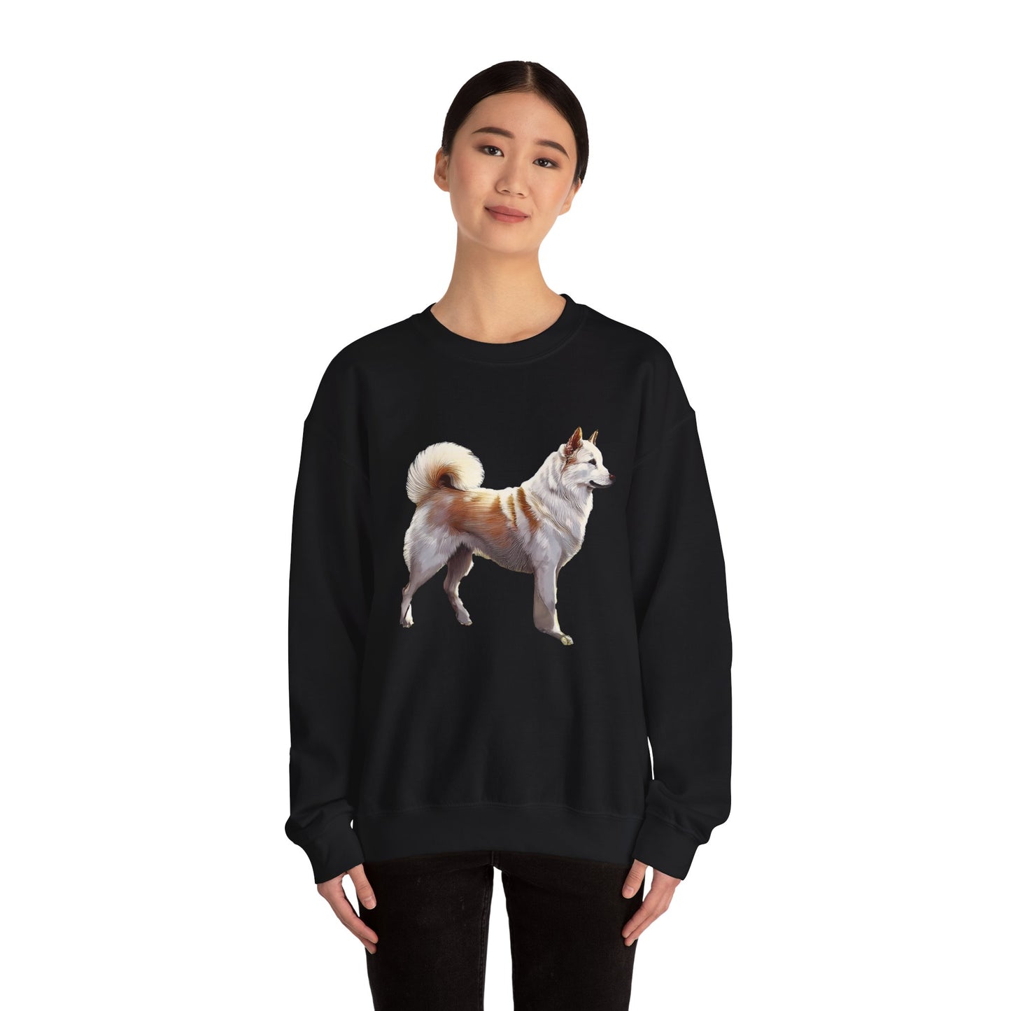 Kishu Ken Unisex 50/50 Crewneck Sweatshirt