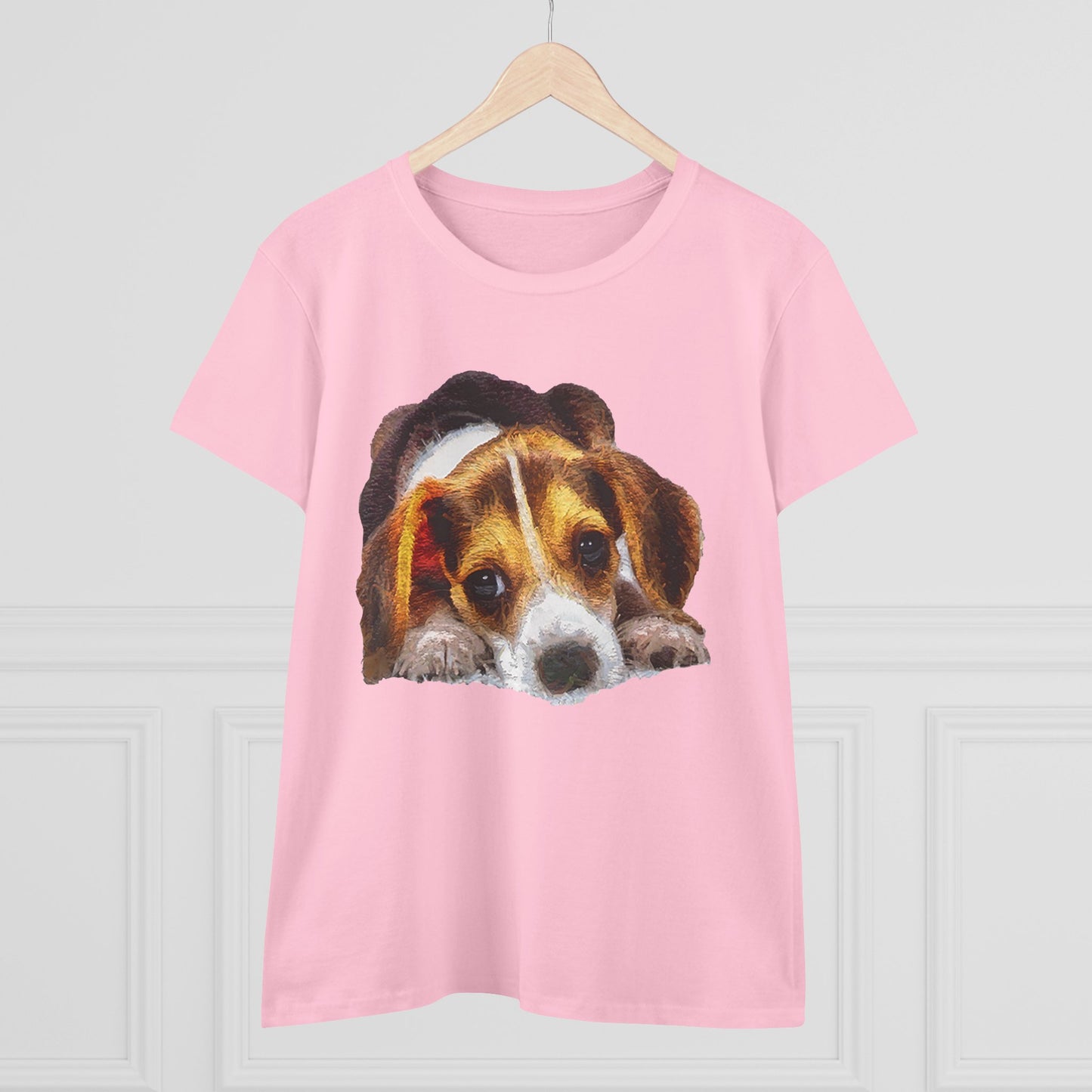 Beagle 'Daisy May' Women's Midweight Cotton Tee