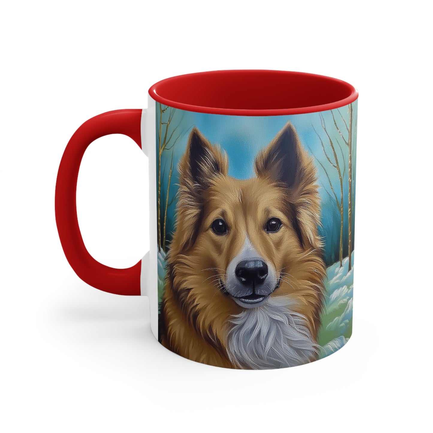 Icelandic Sheepdog 11oz Ceramic Accent Mug